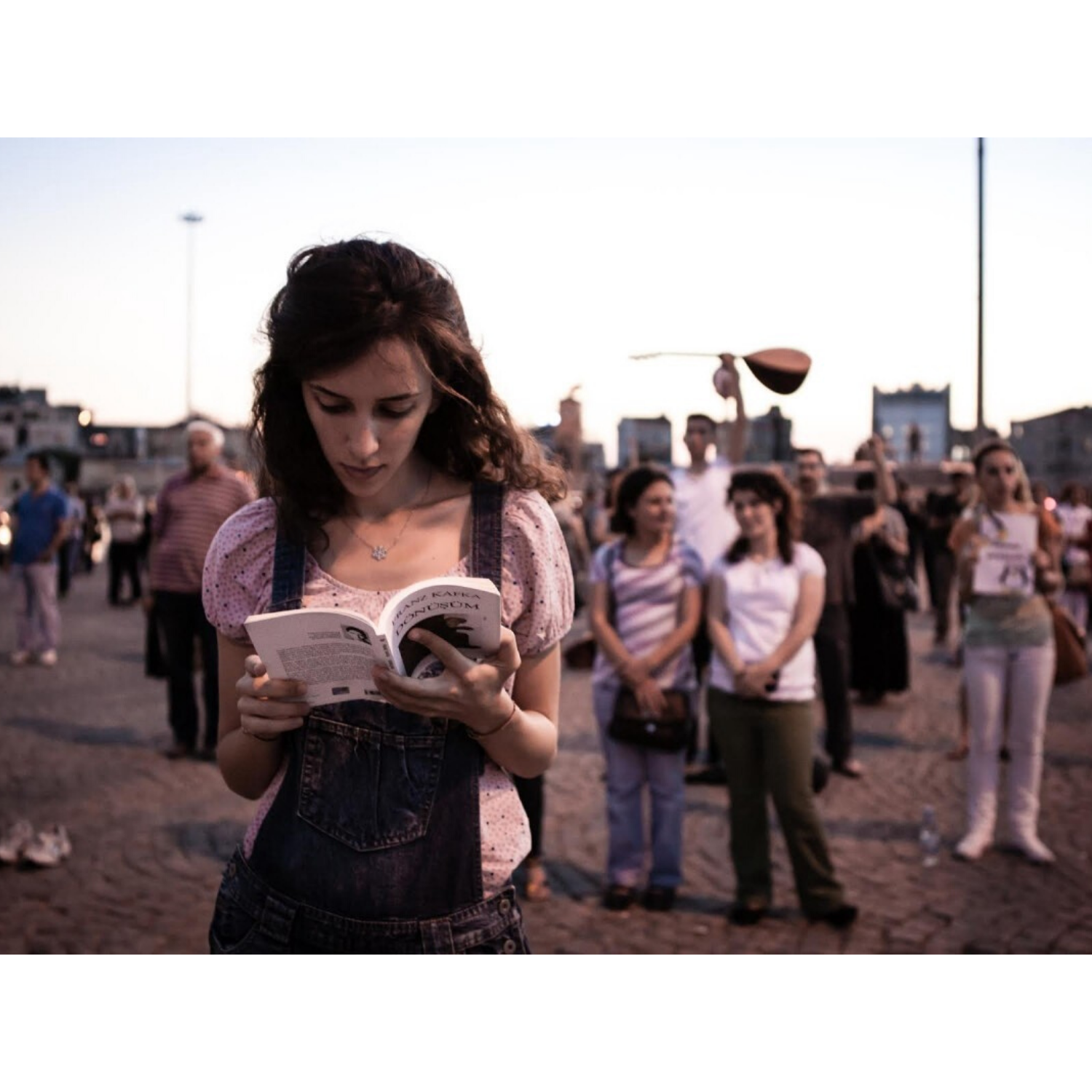 Protesting With Paperbacks. (The Reader)