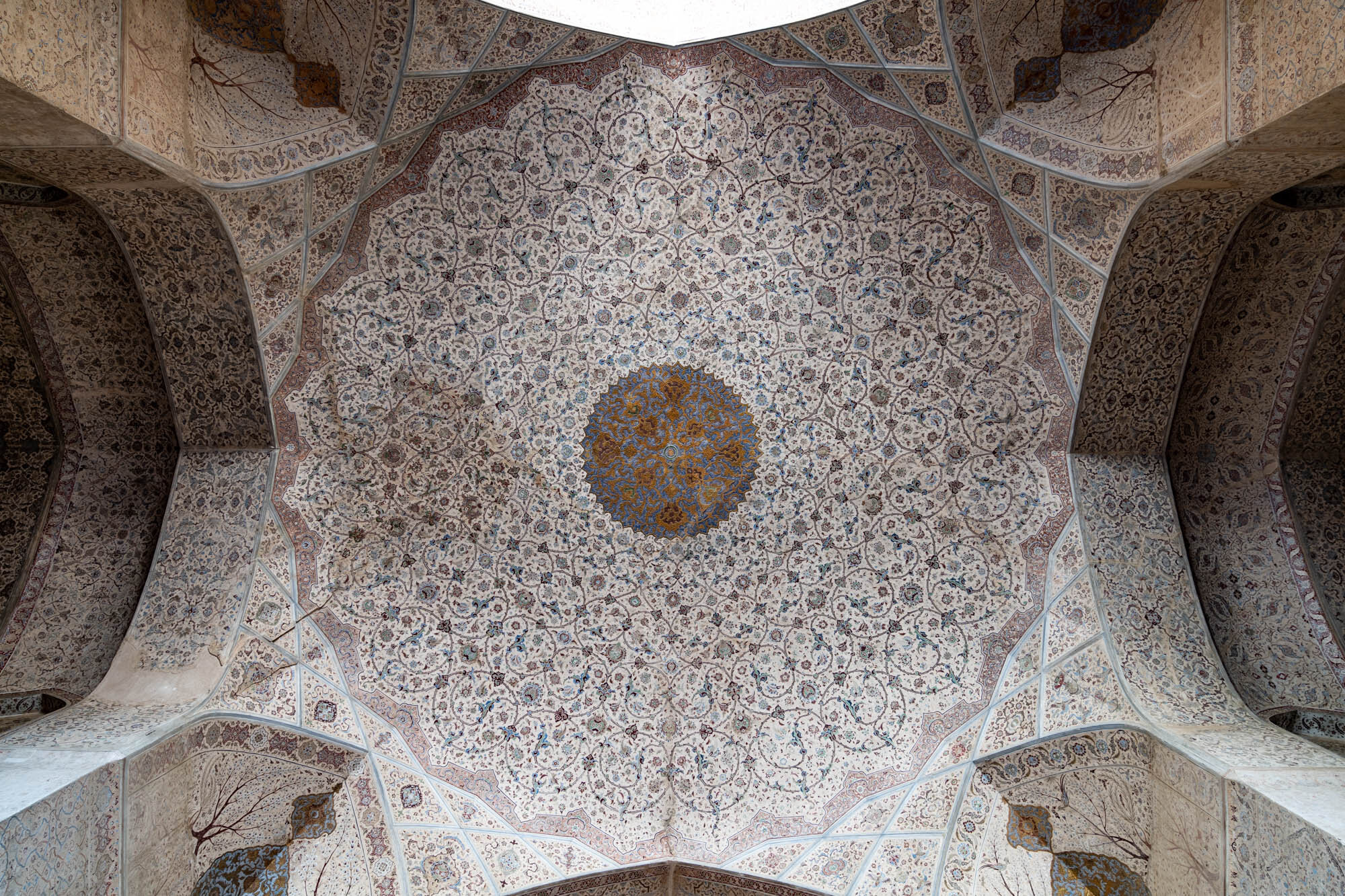  Ceiling details from the Ali Qapu Palace, Isfahan 