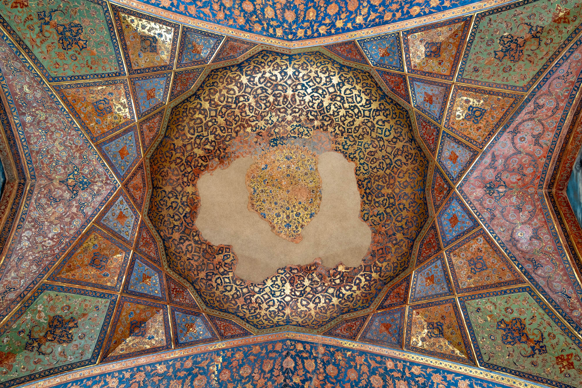  Ceiling details from the Ali Qapu Palace, Isfahan 