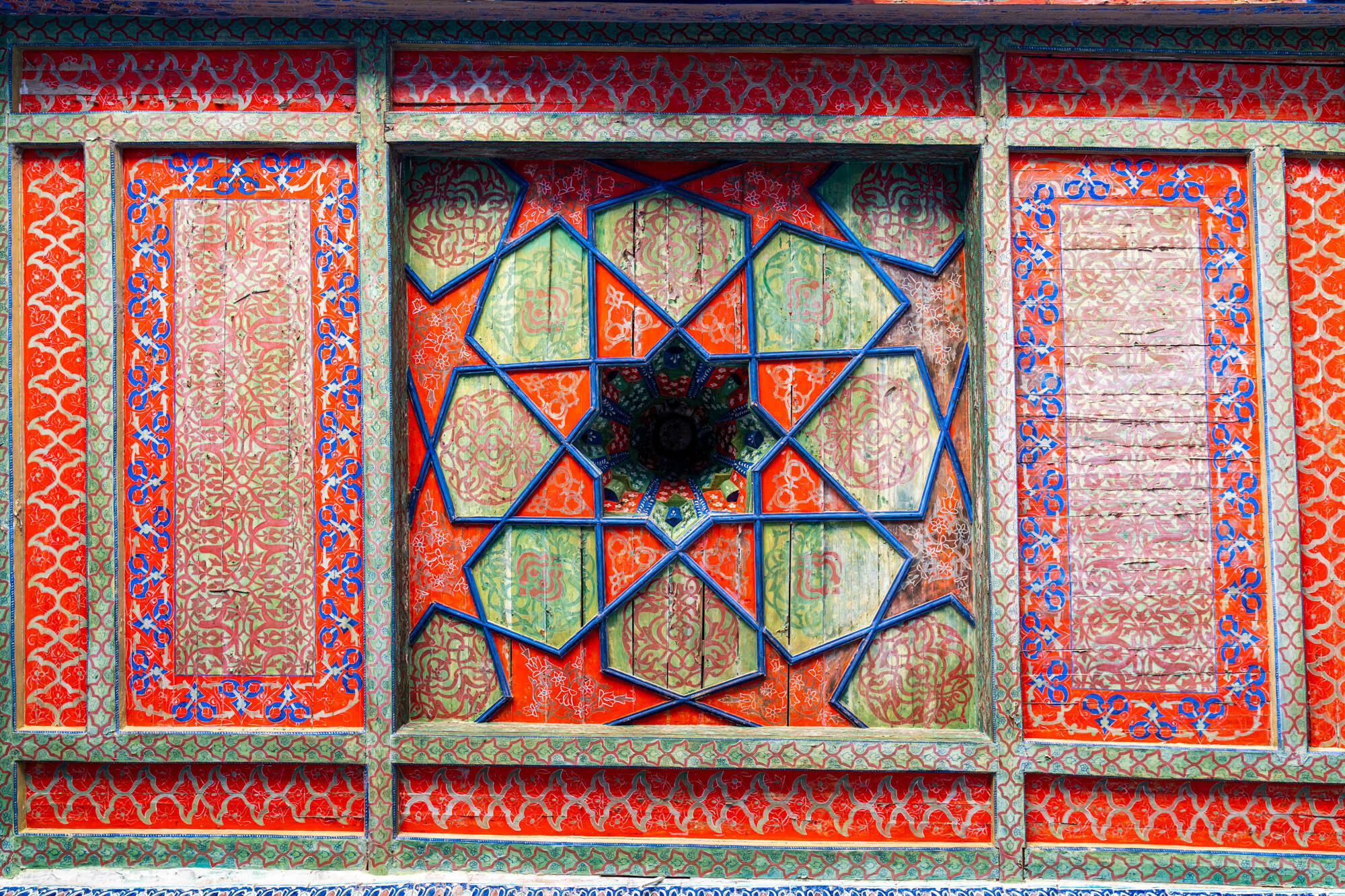  Ceiling details at the Tash Hauli  Palace, Khiva 