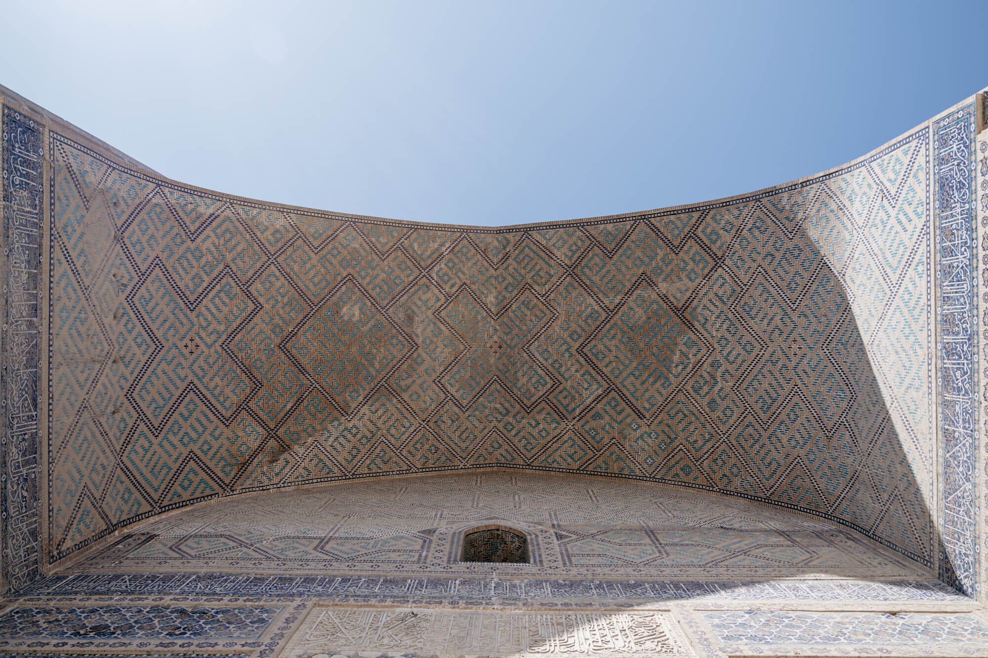  Ceiling details from the Bibi-Khanym Mosque, Samarkand 