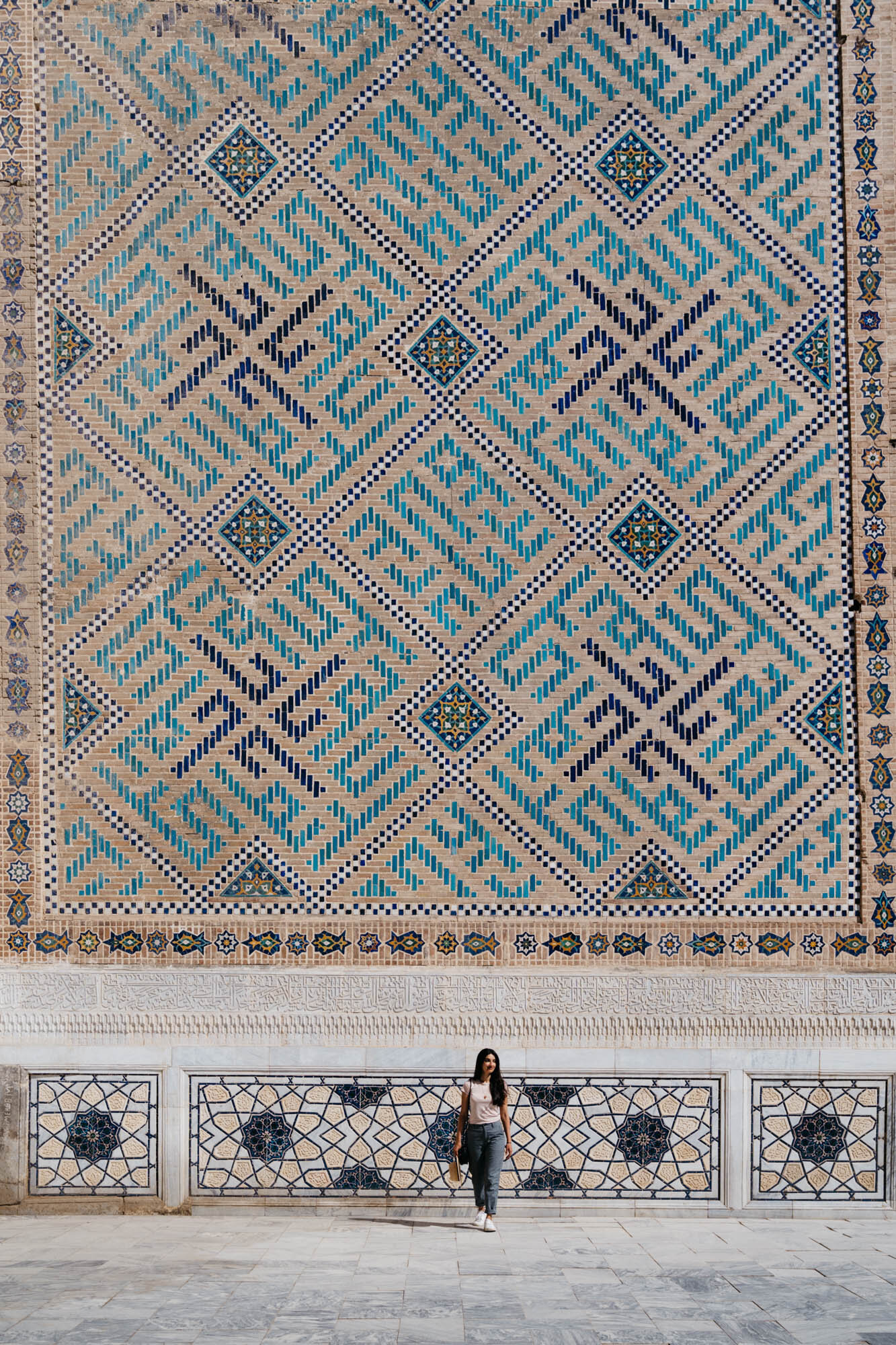  Details from the Bibi-Khanym Mosque, Samarkand 
