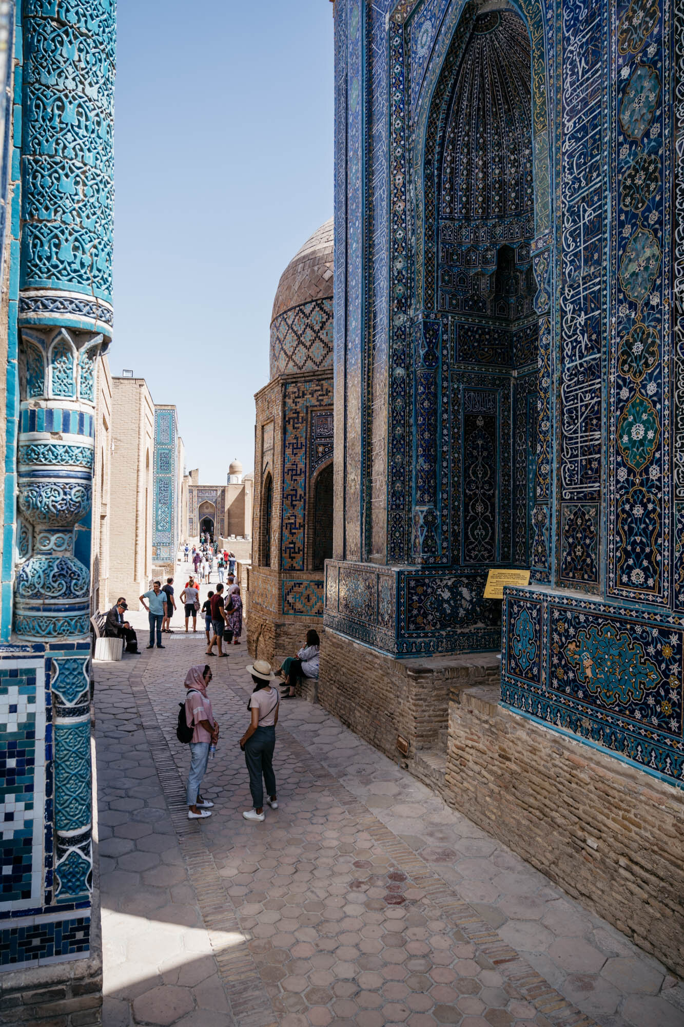  The Shah-i-Zinda tomb complex, Samarkand 