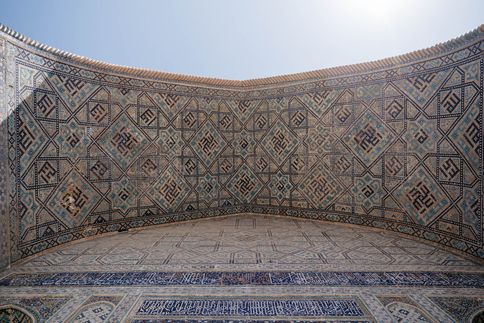  Ceiling details from the Sher-Dor Madrasah, Samarkand 