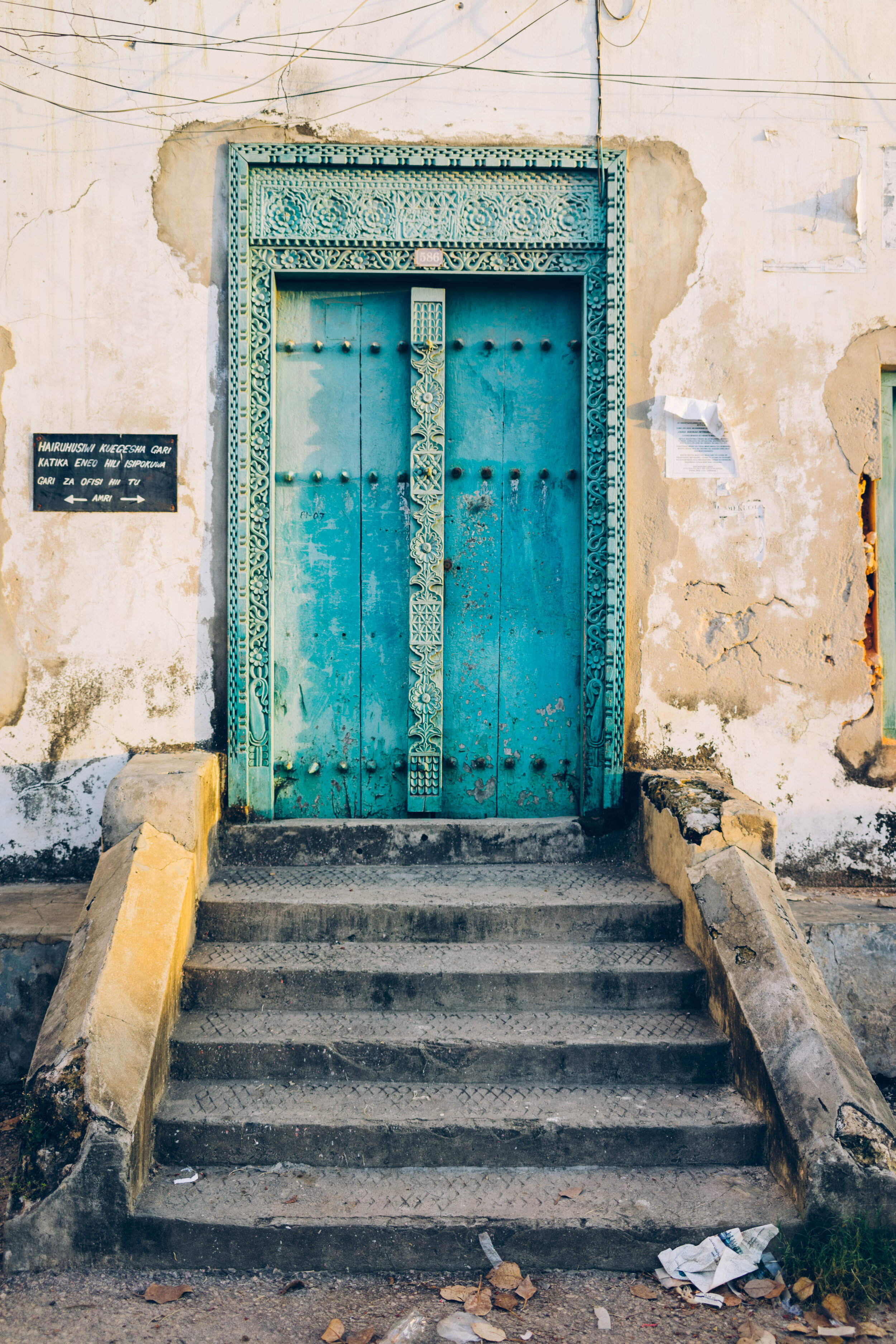 The doorways of Stone Town, Zanzibar — CHRISTOPHER WILTON-STEER