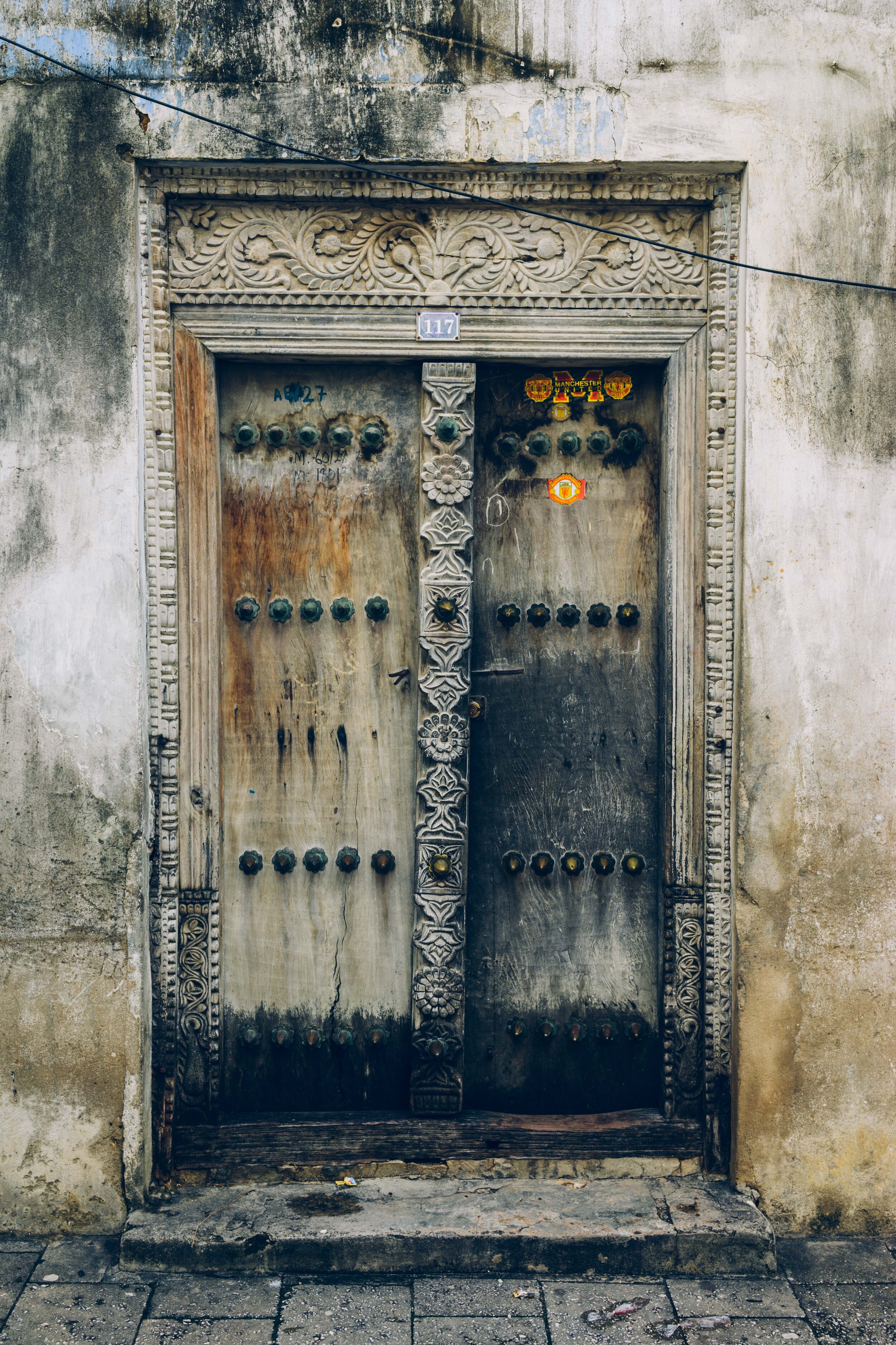 The doorways of Stone Town, Zanzibar — CHRISTOPHER WILTON-STEER