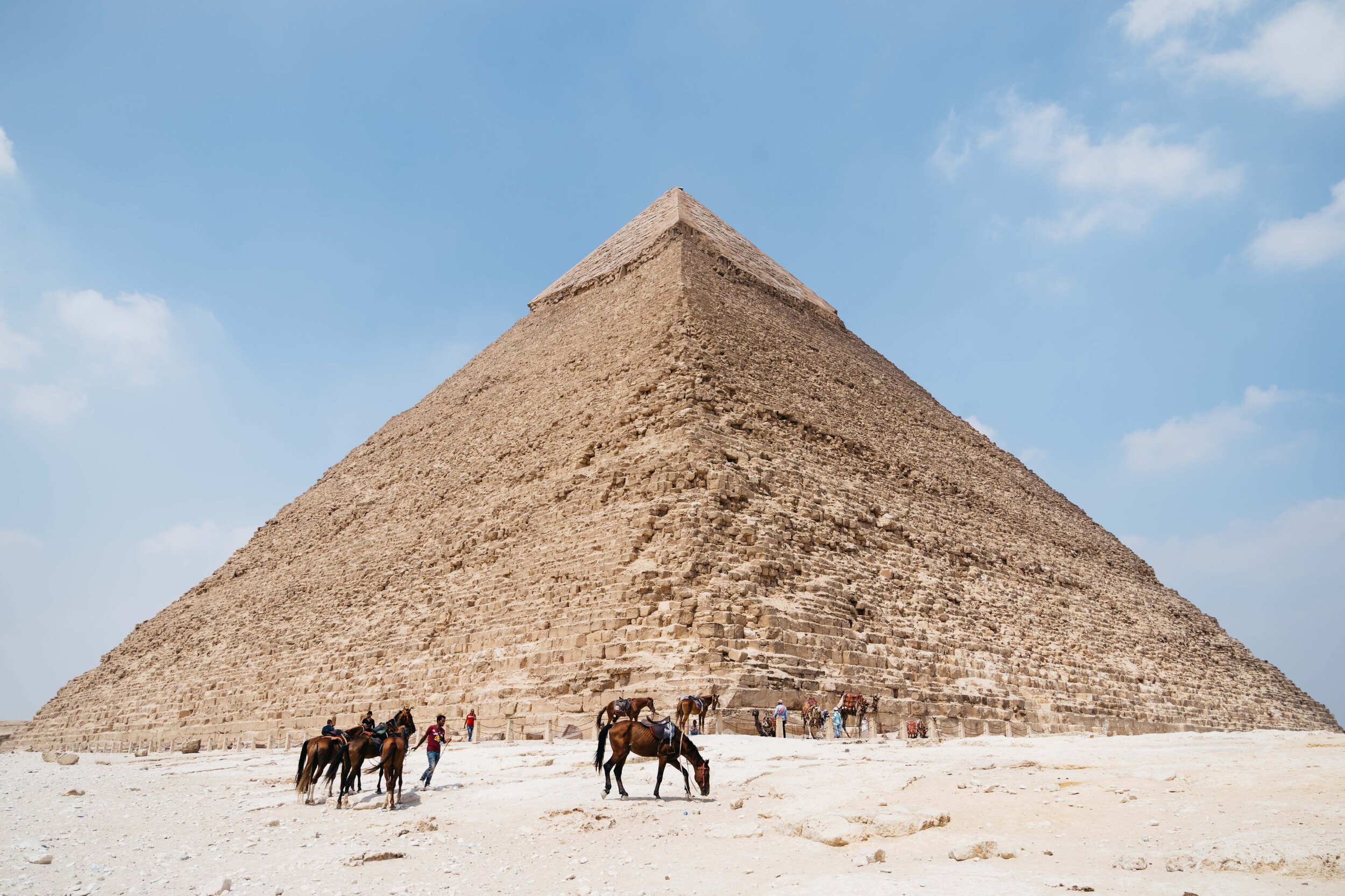 Pyramids of Giza — CHRISTOPHER WILTON-STEER