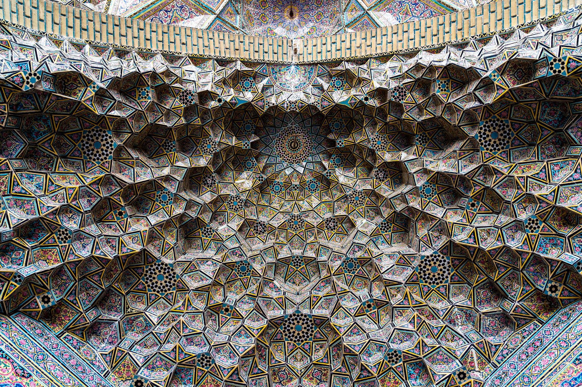  Ceiling details from the Nasir al-Mulk Mosque, Shiraz 