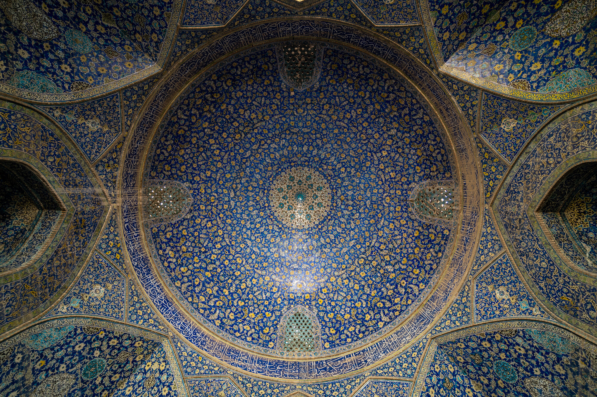  Ceiling details from the Shah Mosque, Isfahan 