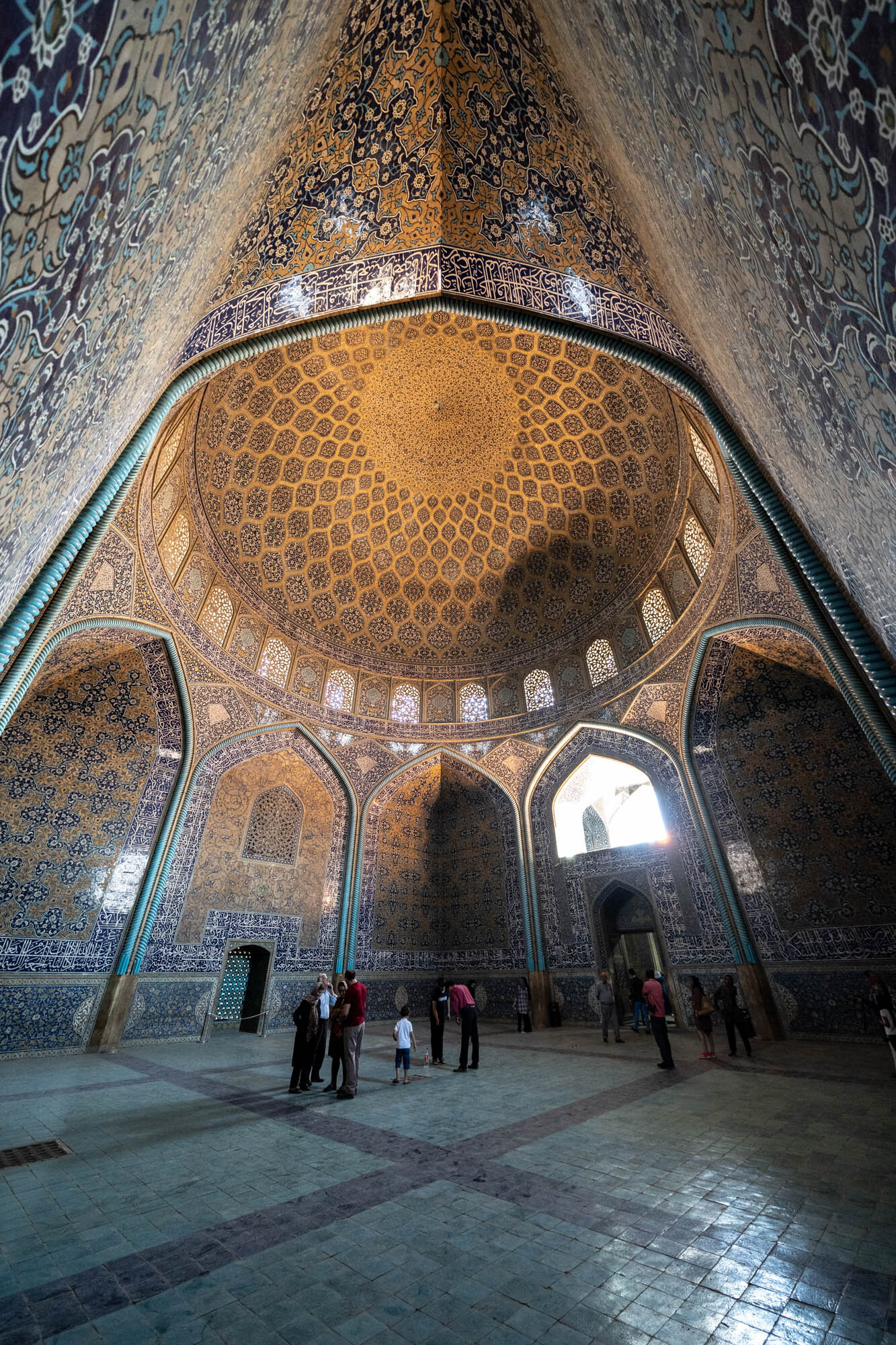  Interior of the Sheikh Lotfollah Mosque, Isfahan 