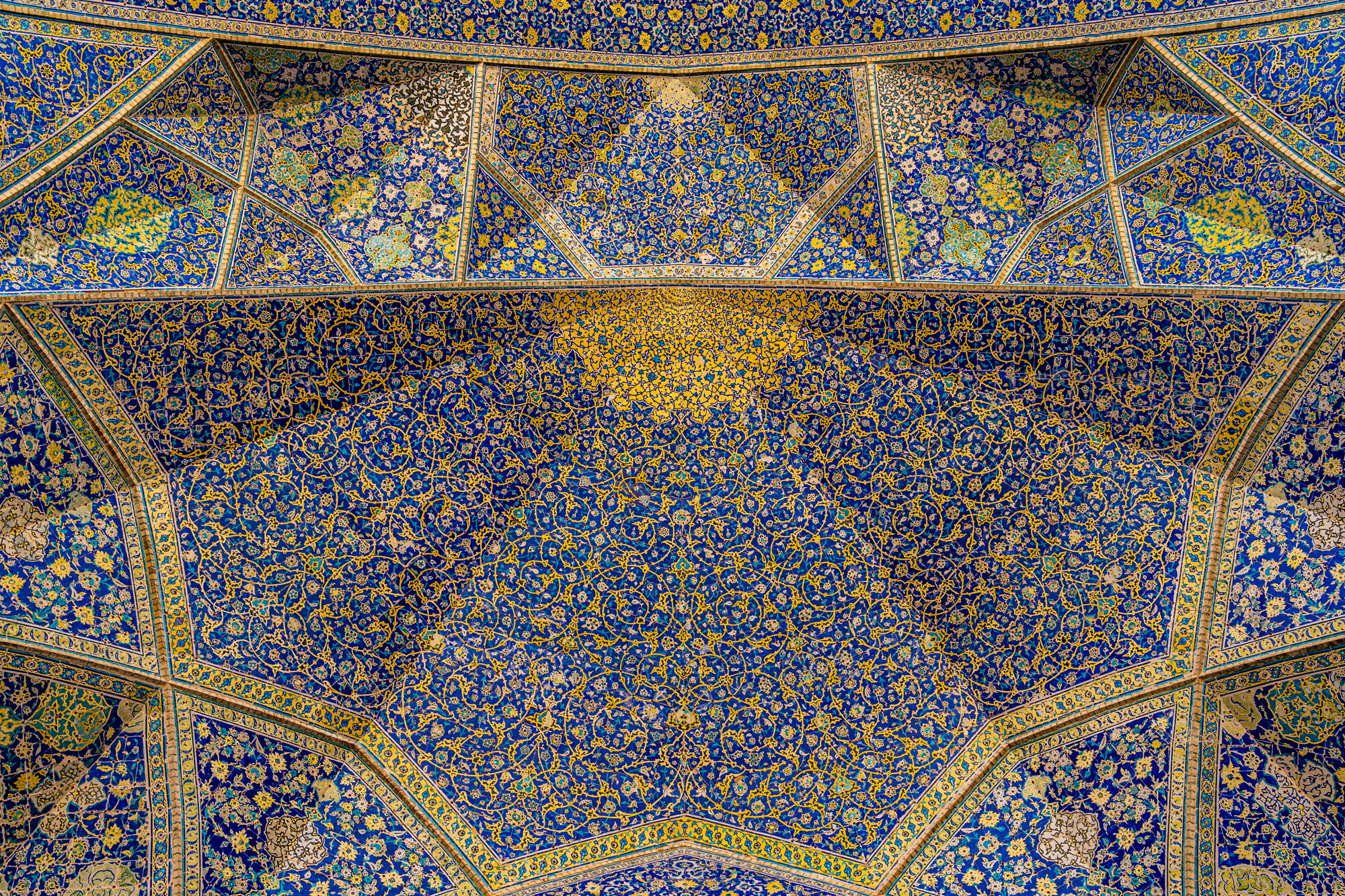  Ceiling details from the Shah Mosque, Isfahan 