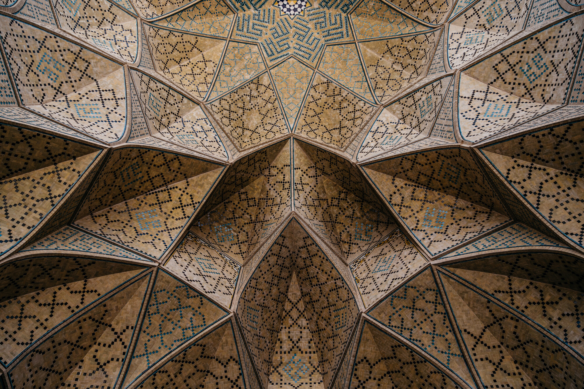  Ceiling details from the Jameh Mosque, Isfahan 