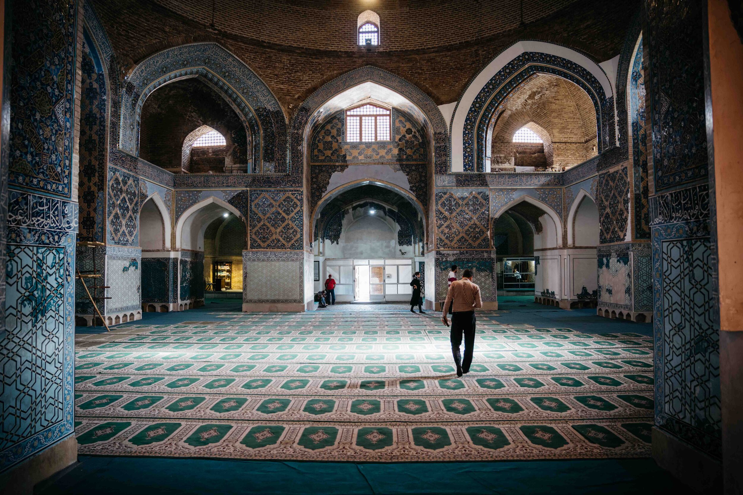  Interior of the Blue Mosque, Tabriz 