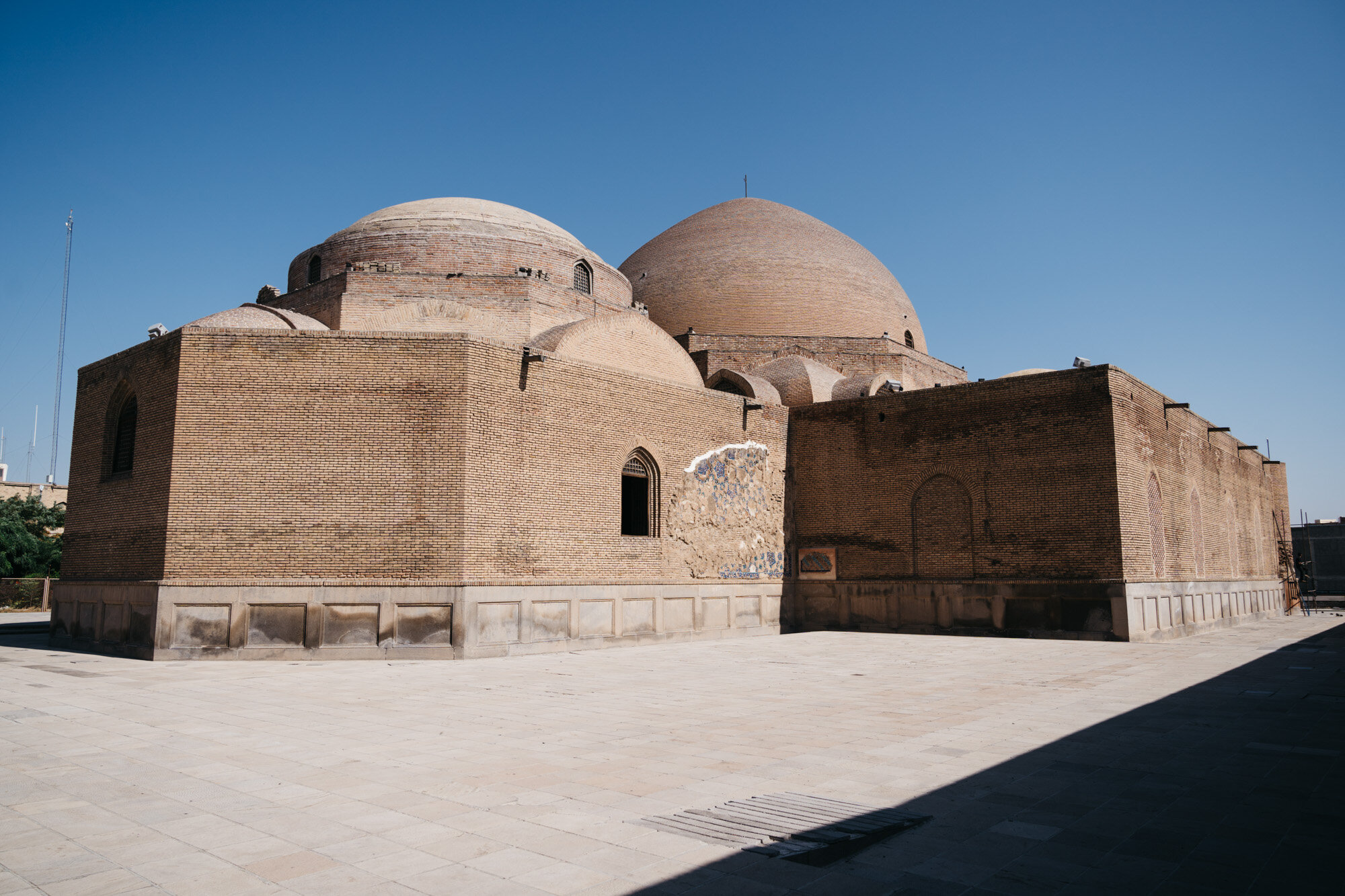  Exterior of the Blue Mosque, Tabriz 