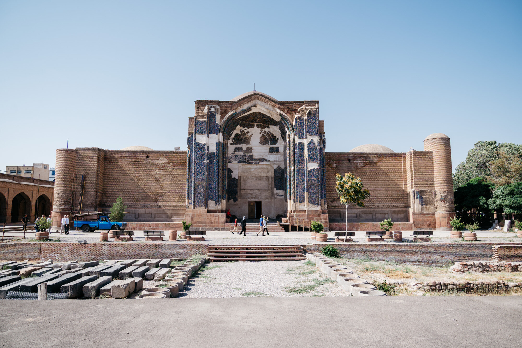  Exterior of the Blue Mosque, Tabriz 