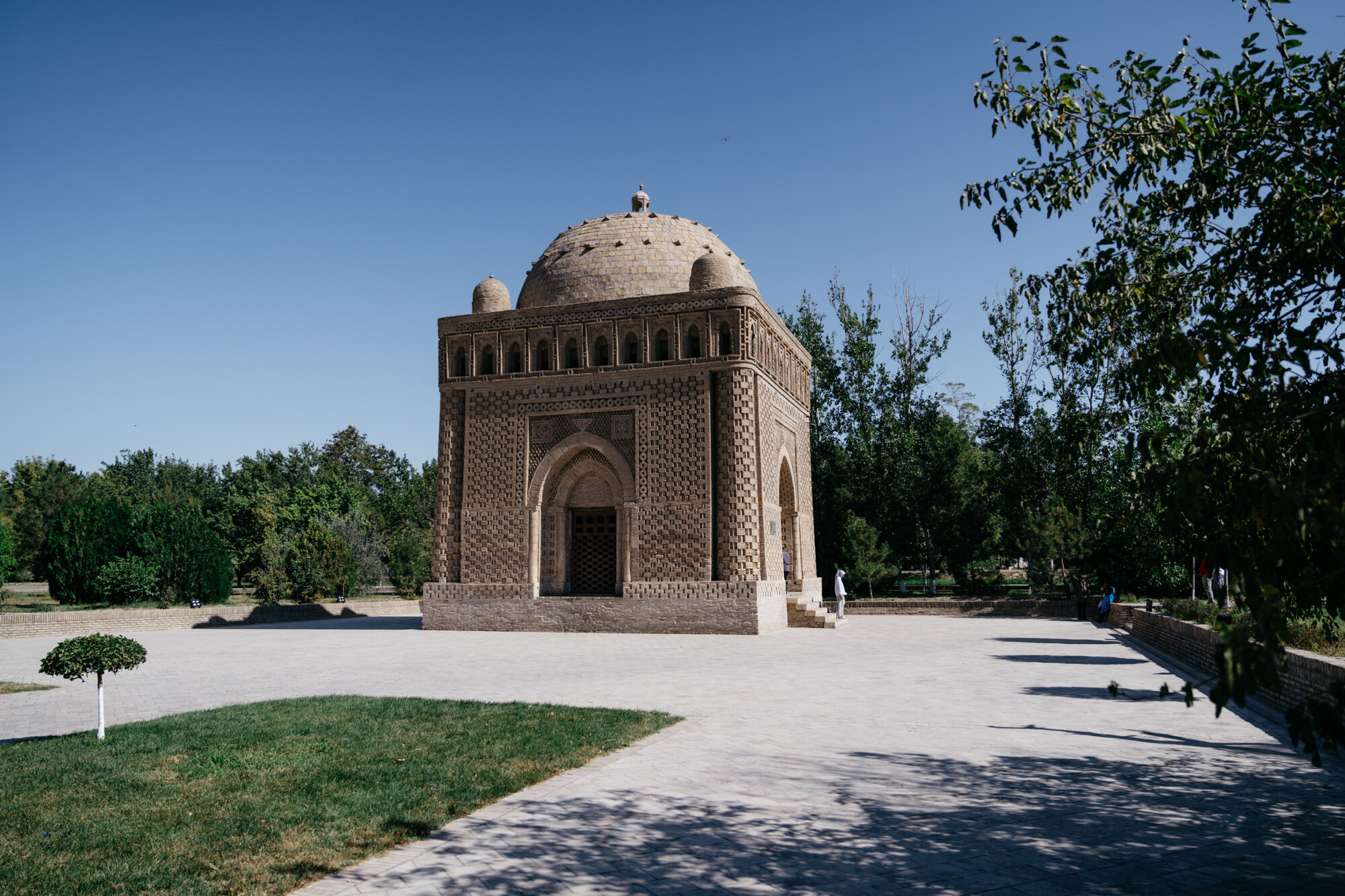  The mausoleum sits in a park just outside of the historic centre of Bukhara 