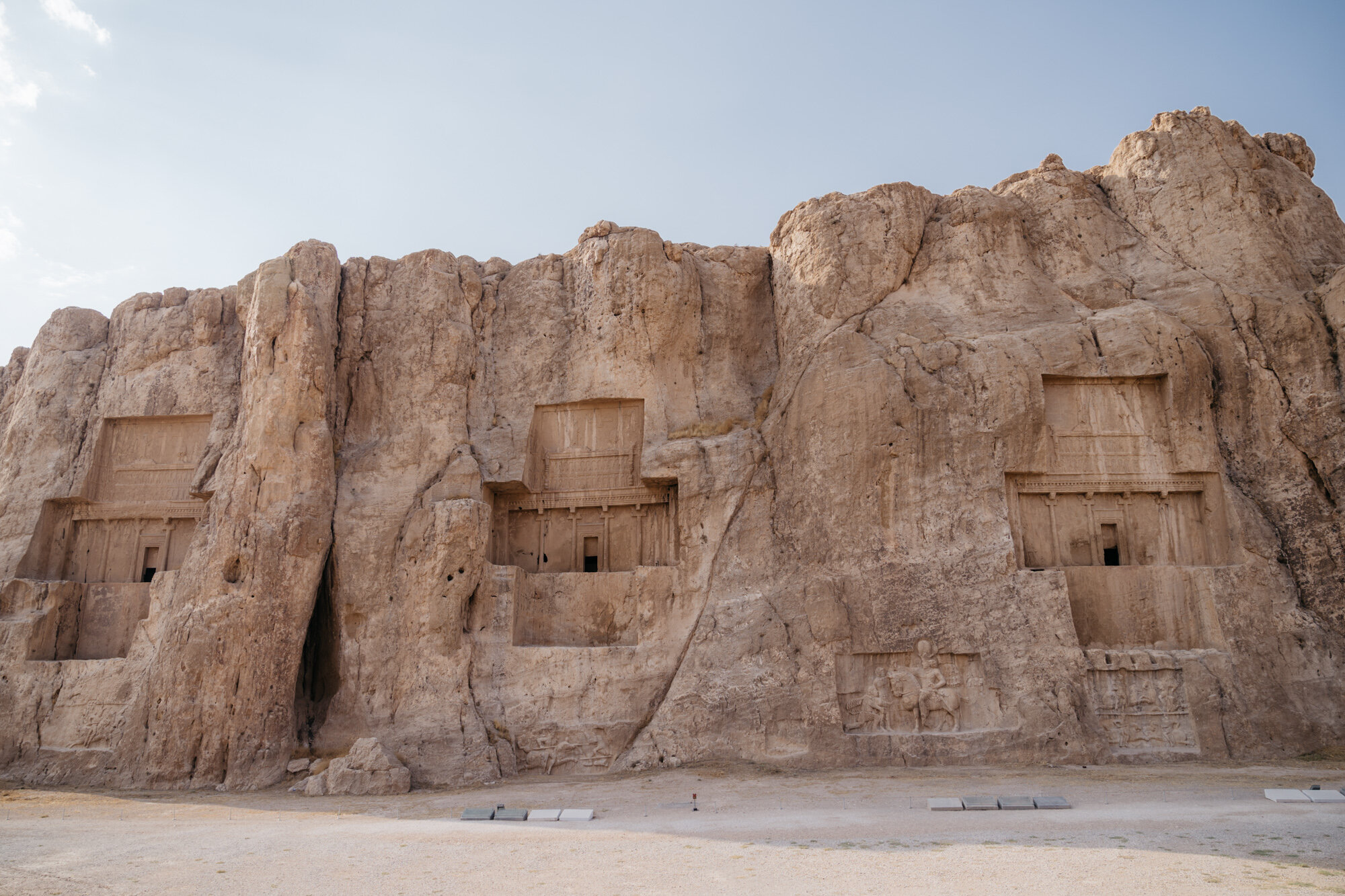  Achaemenid and Sassanid tombs at the the Naqsh-e Rostam necropolis 
