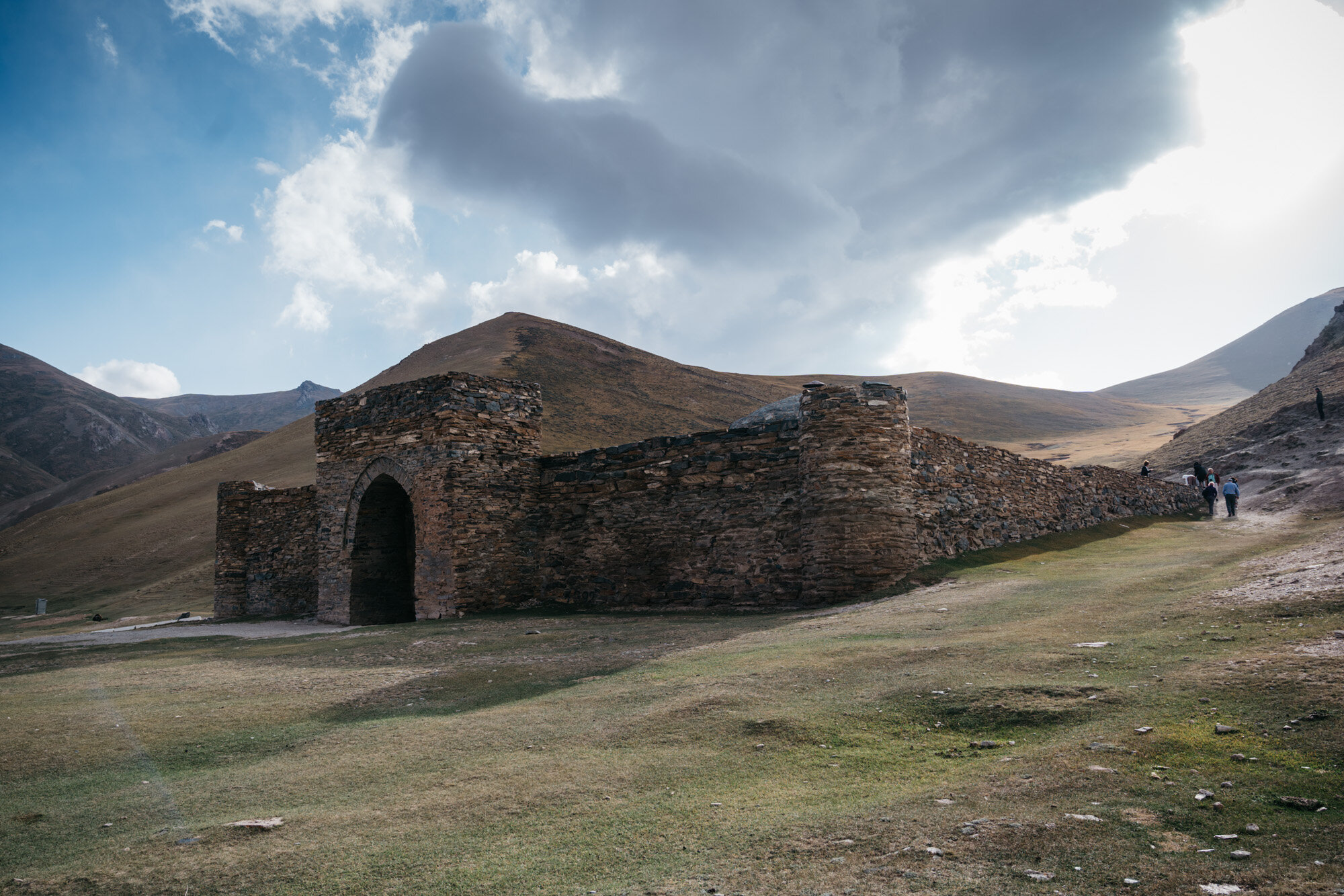  The front of the caravanserai 