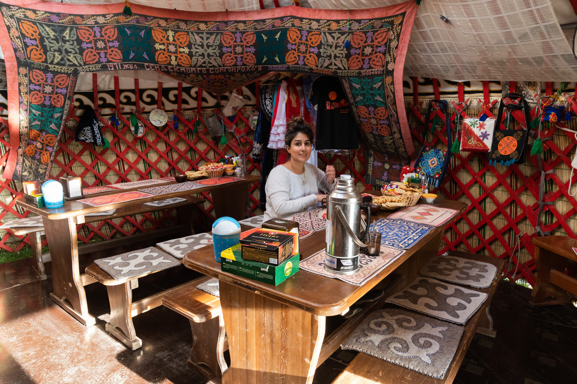  The dining yurt 