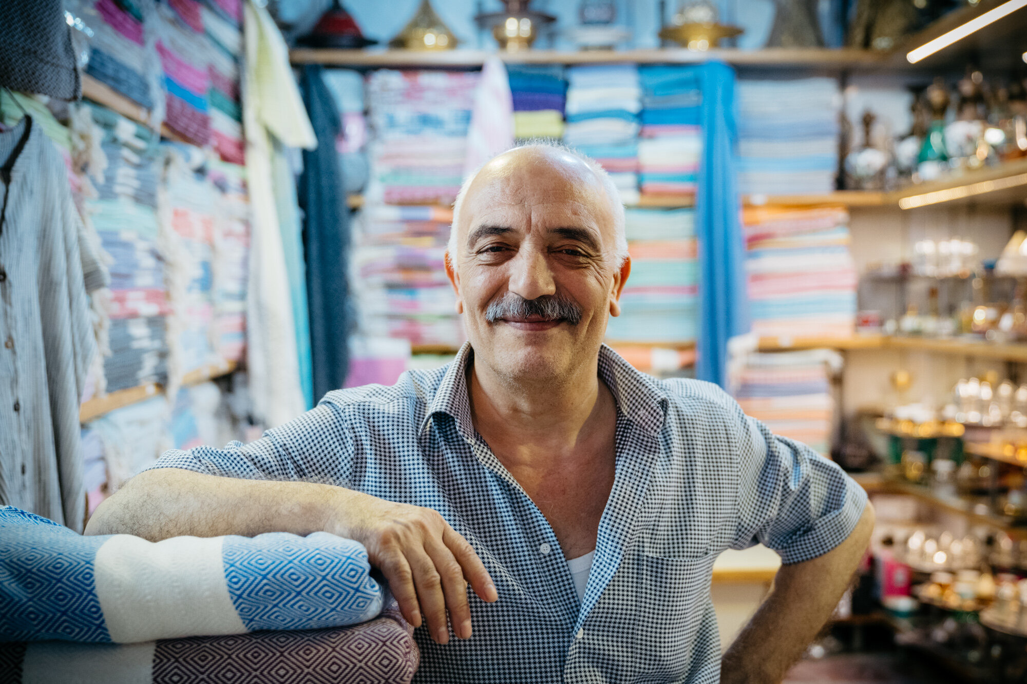  A textile trader 