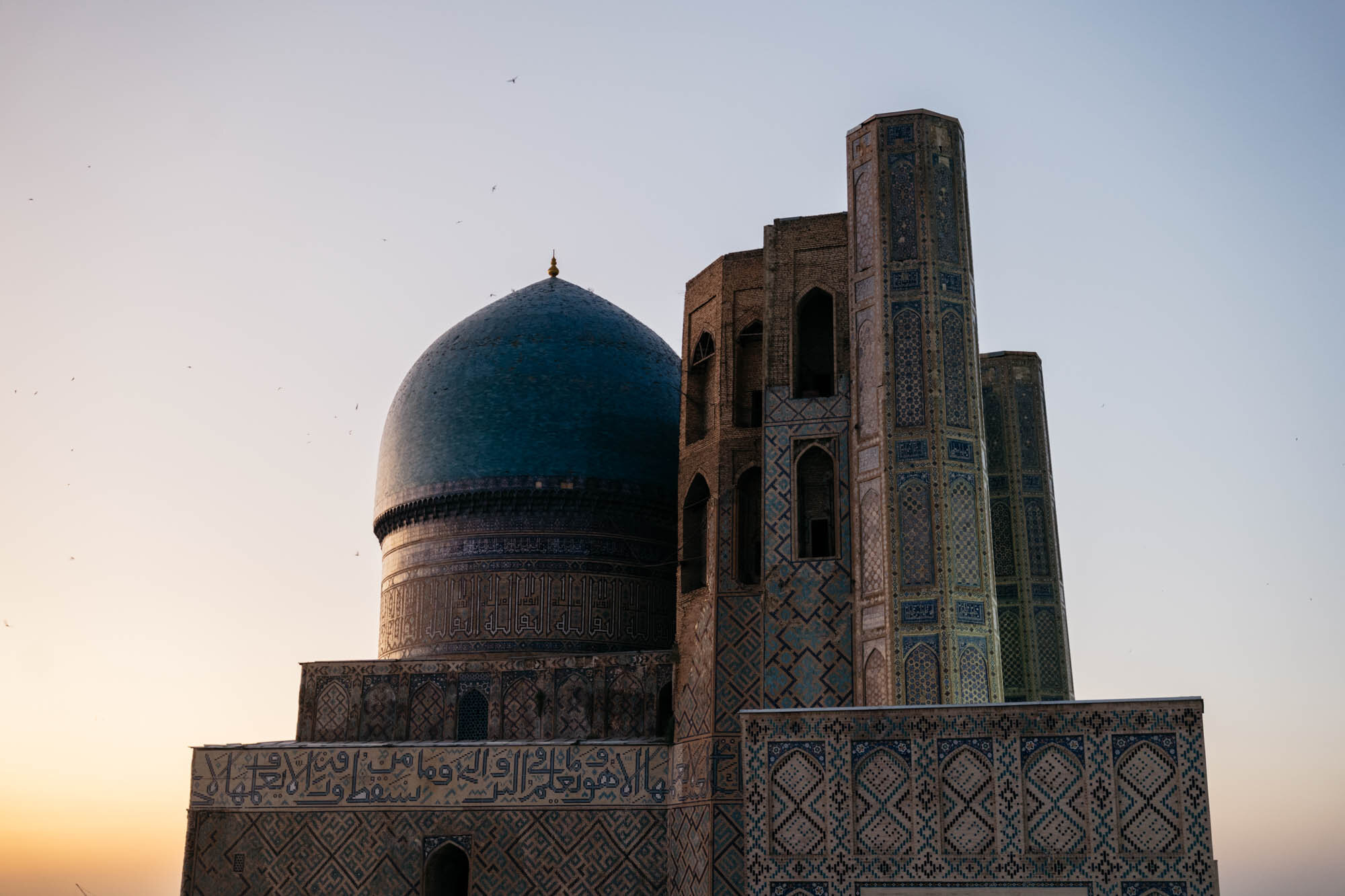  The Bibi-Khanym Mosque at dusk, Samarkand 