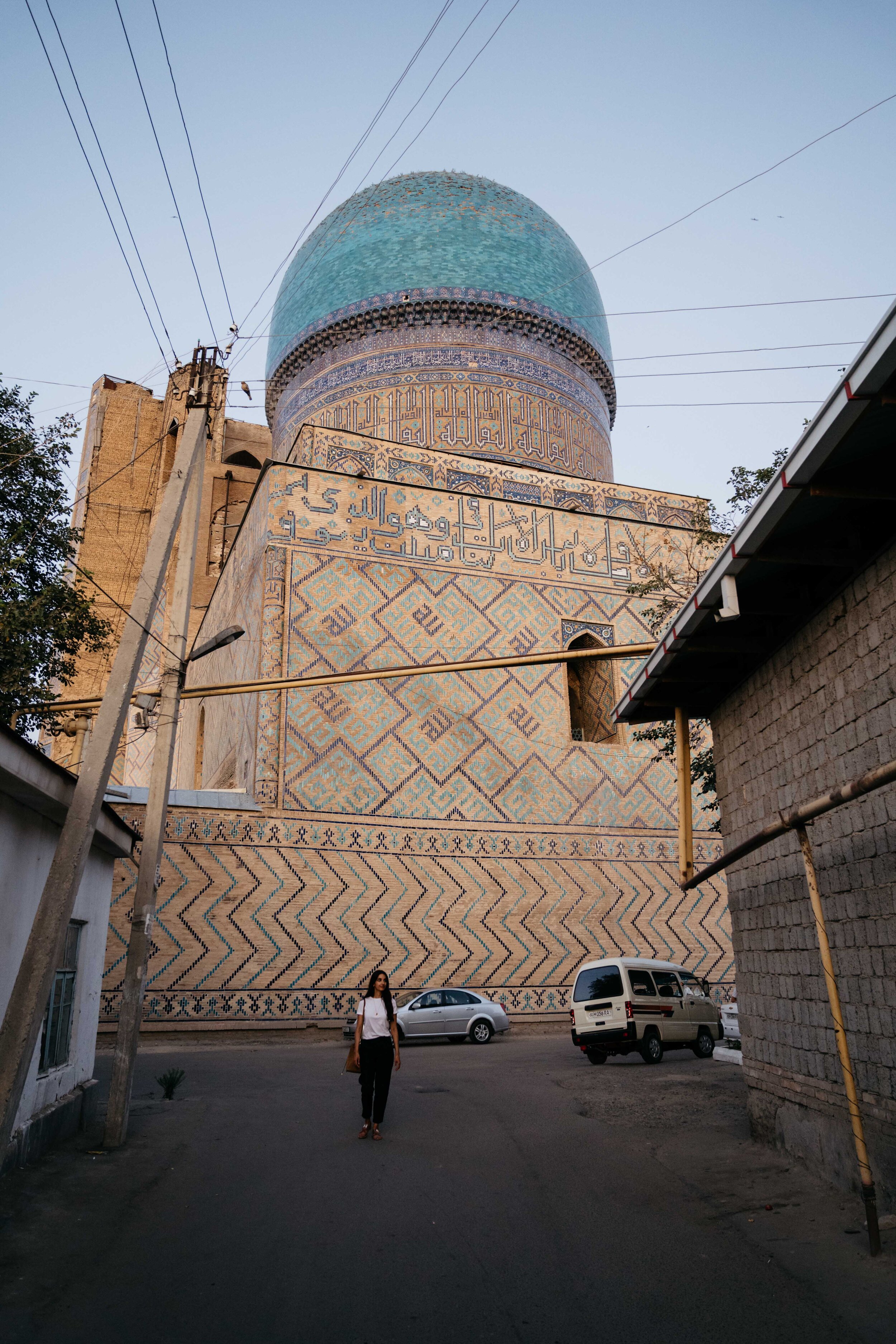  The streets around the mosque 