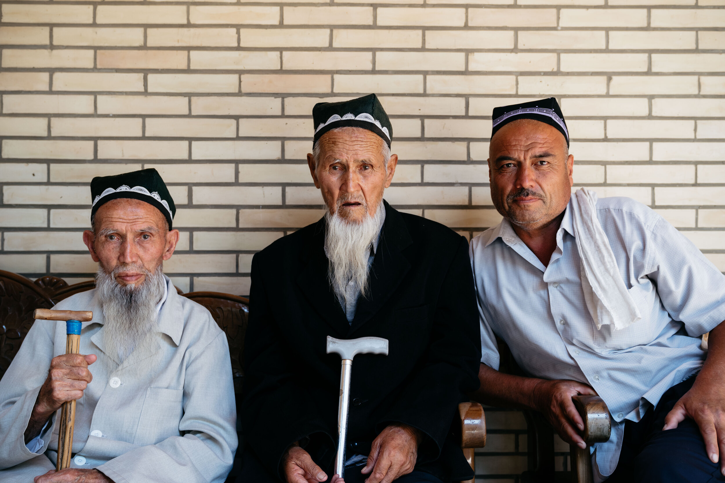  The old guard on a visit to Samarkand 