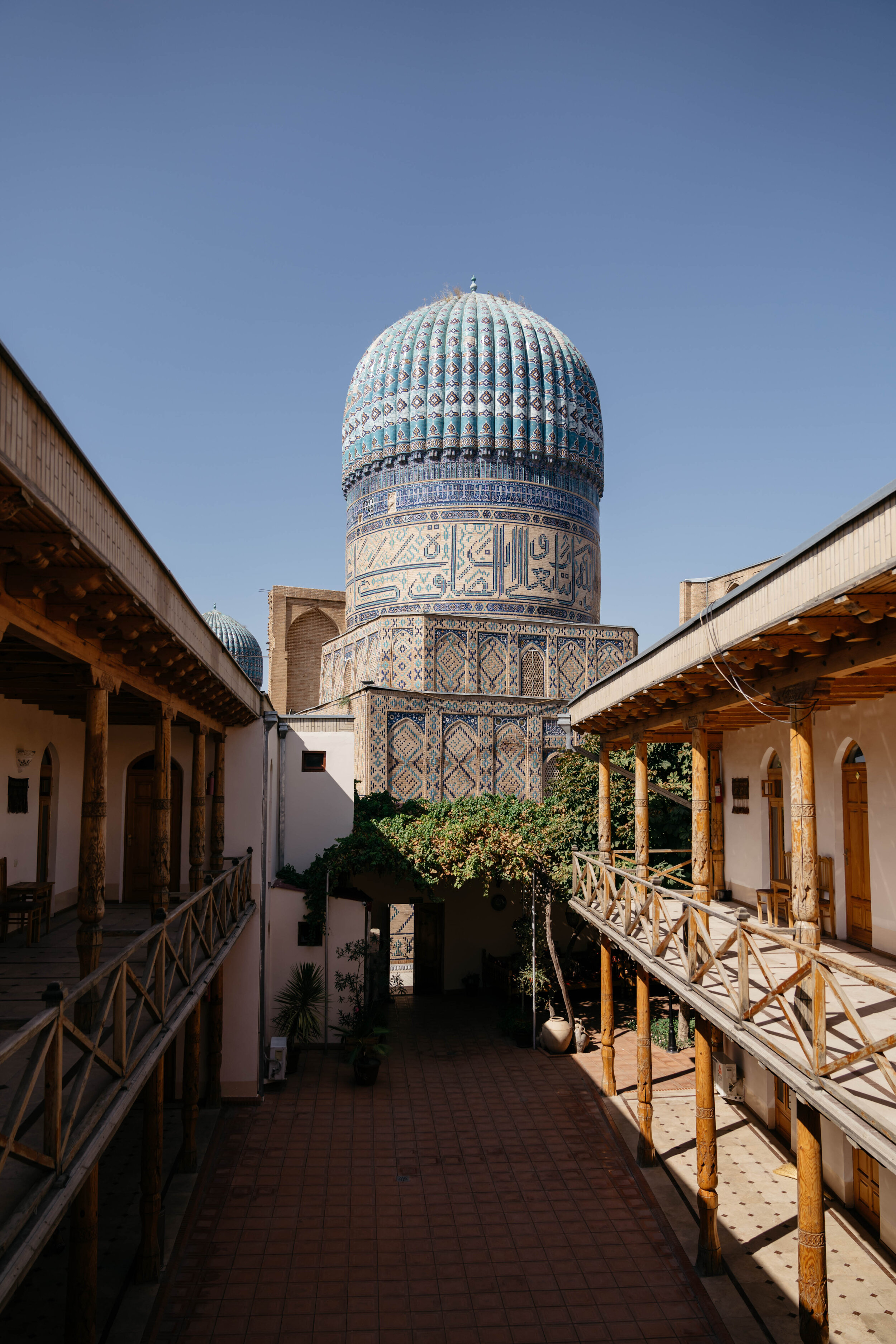  The view of the mosque from our hotel 