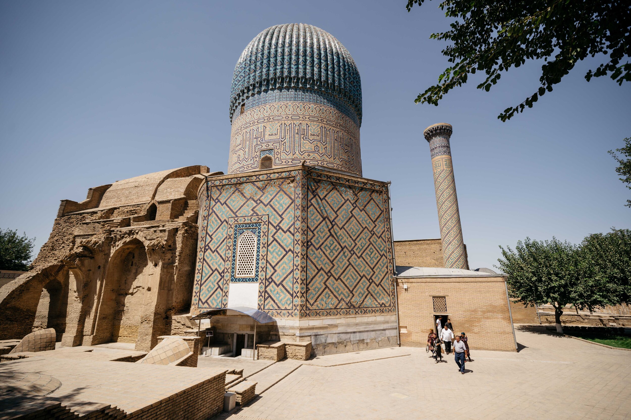  The back of the Guri Amir Mausoleum 
