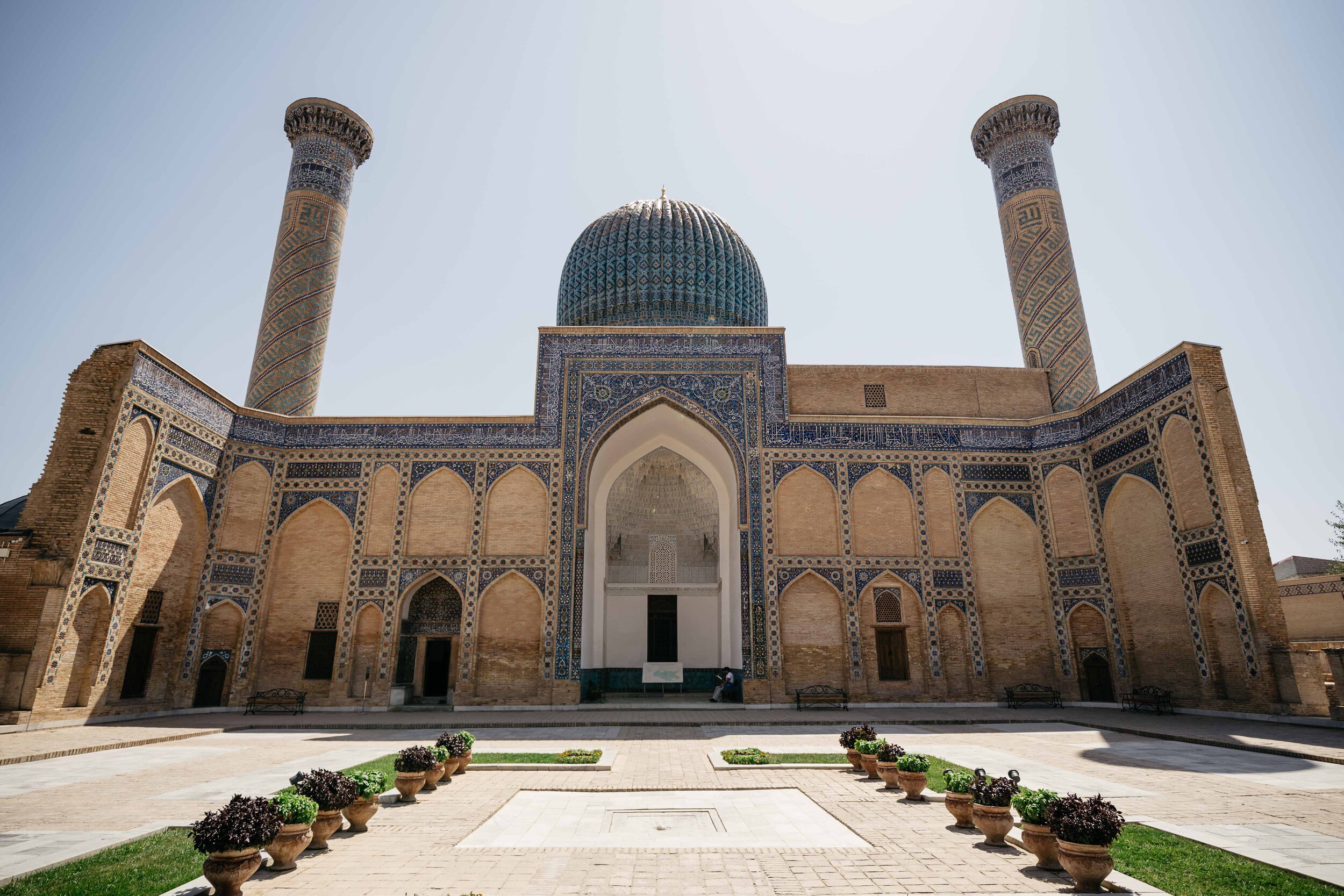 The entrance to Guri Amir Mausoleum 