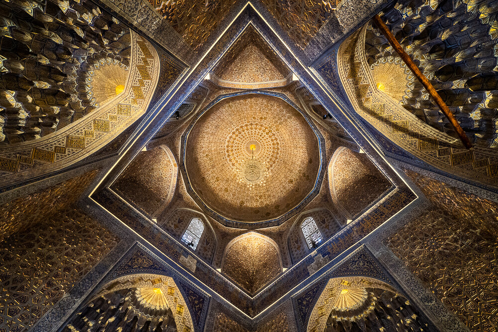  Ceiling details from the Guri Amir Mausoleum 