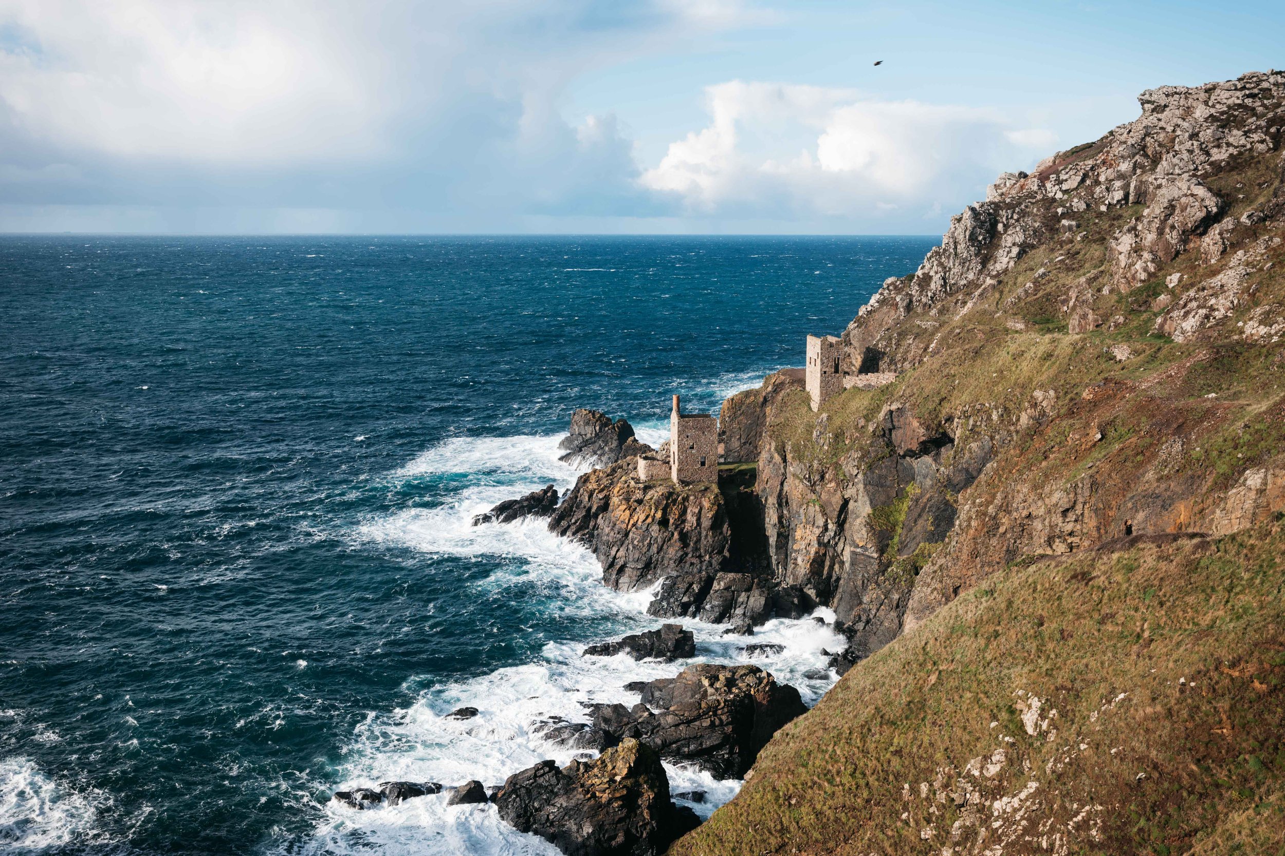  A vestige of the the historical Cornish tin mines 