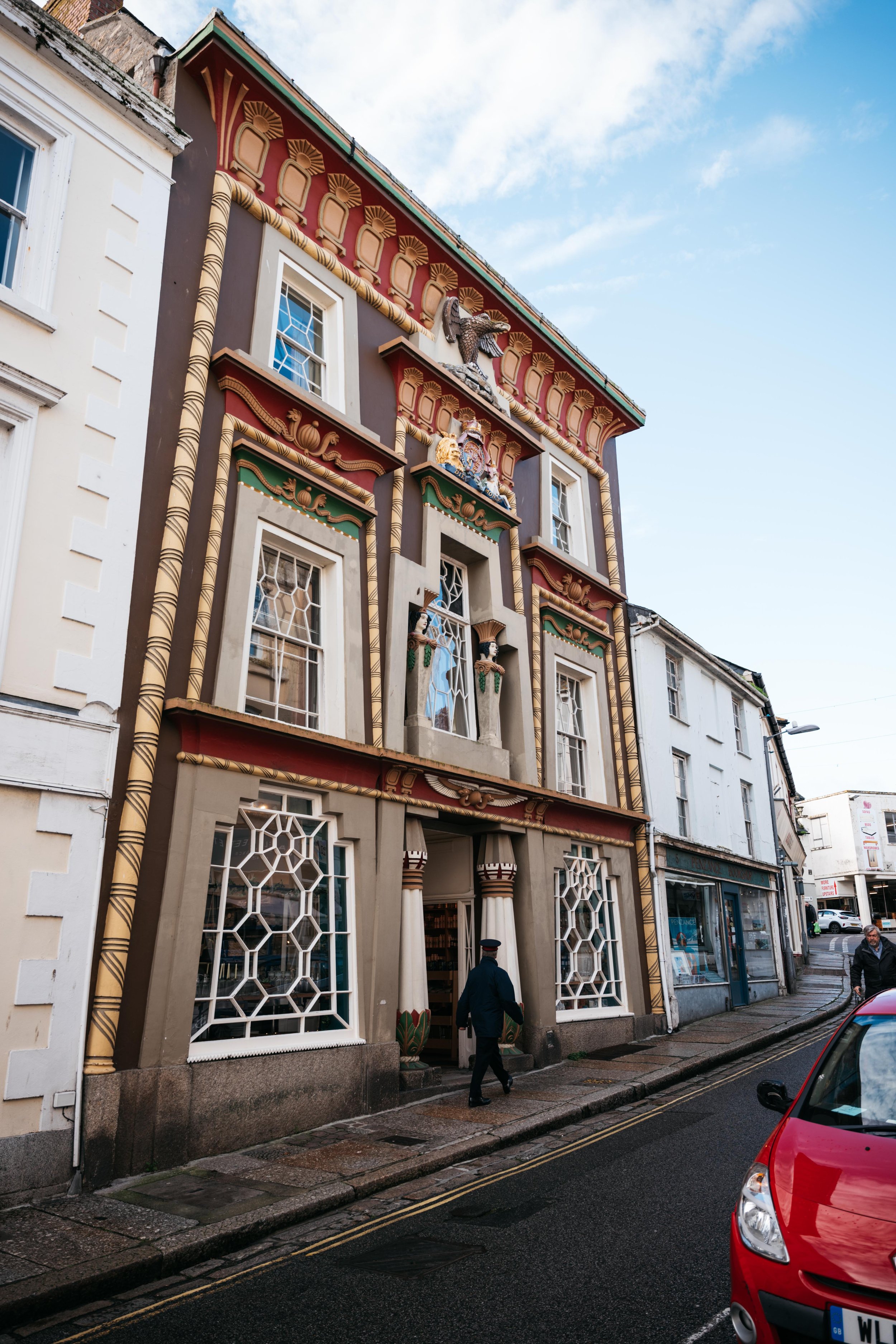  This unusual shop dates back to the 19th century and is dressed up in ancient Egyptian style 