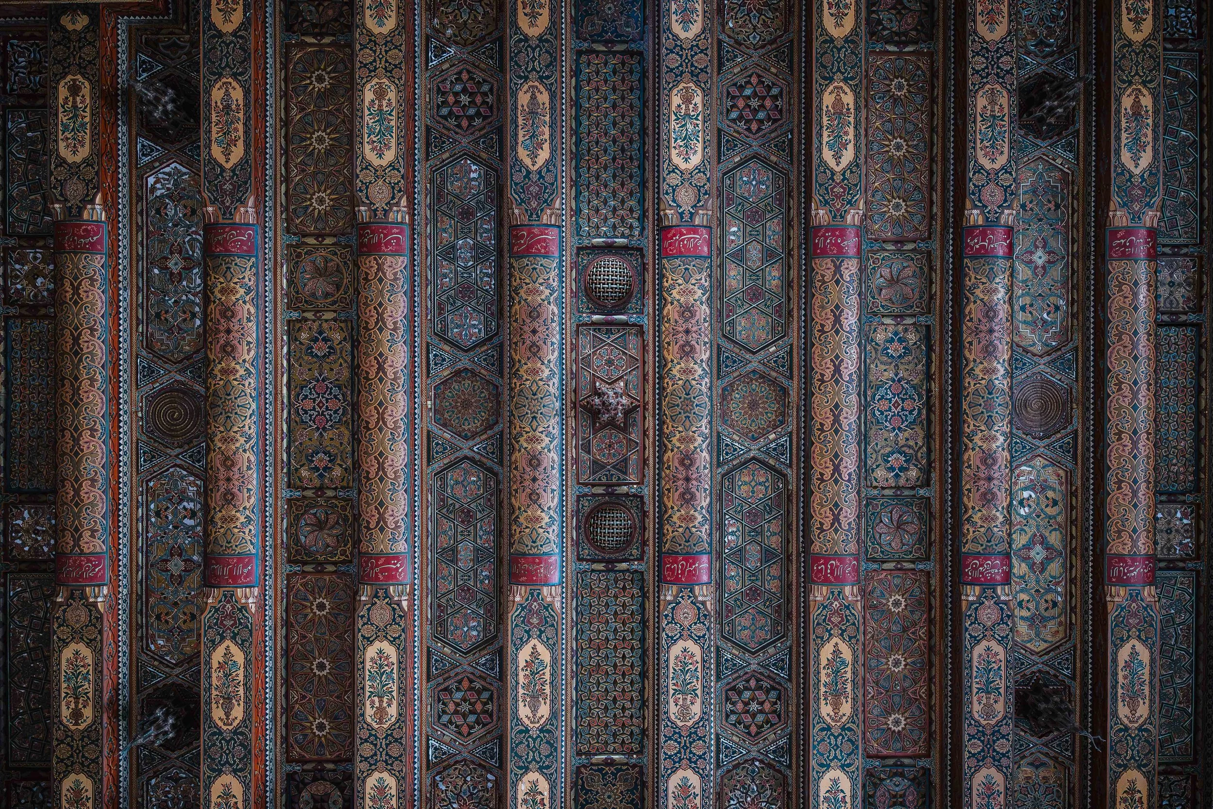  Ceiling details from the Throne Hall 