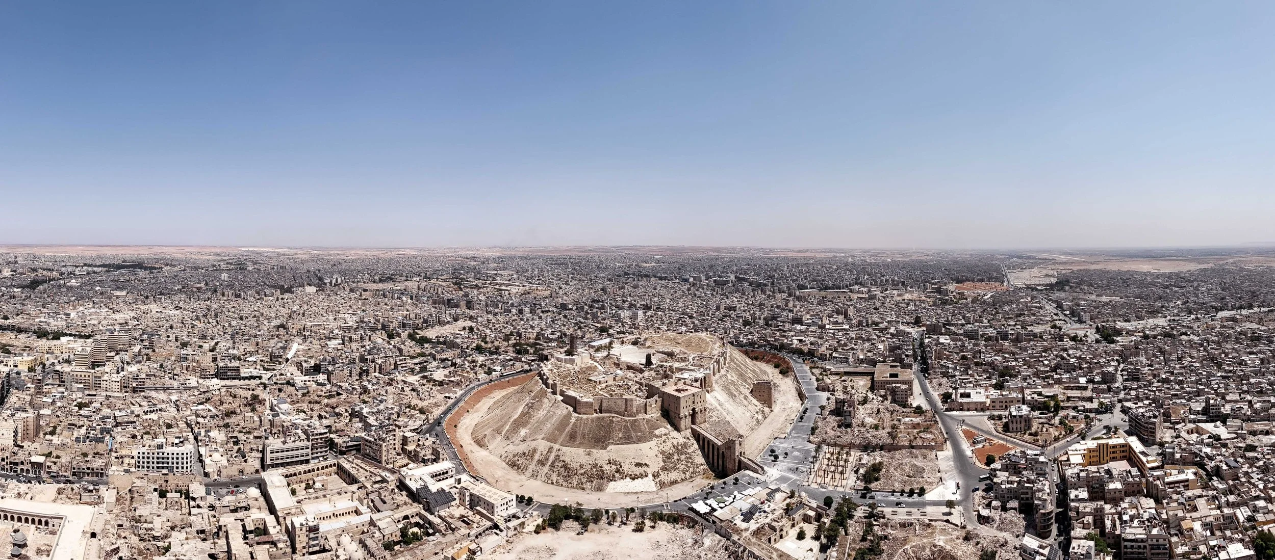  An aerial view of the Citadel. 