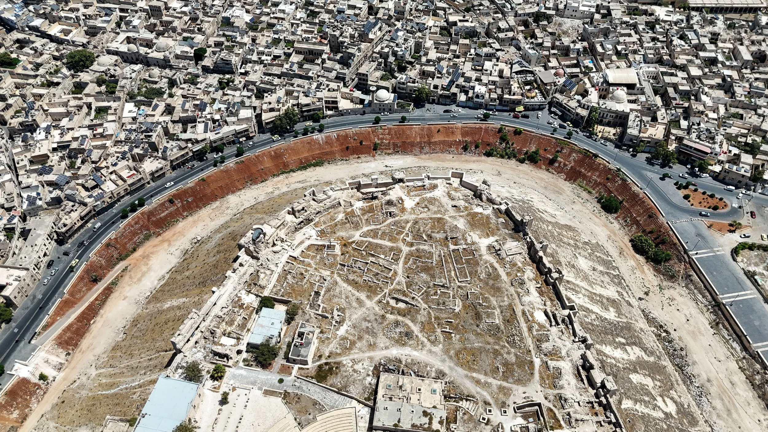  How the Citadel meets the city as seen from above. 