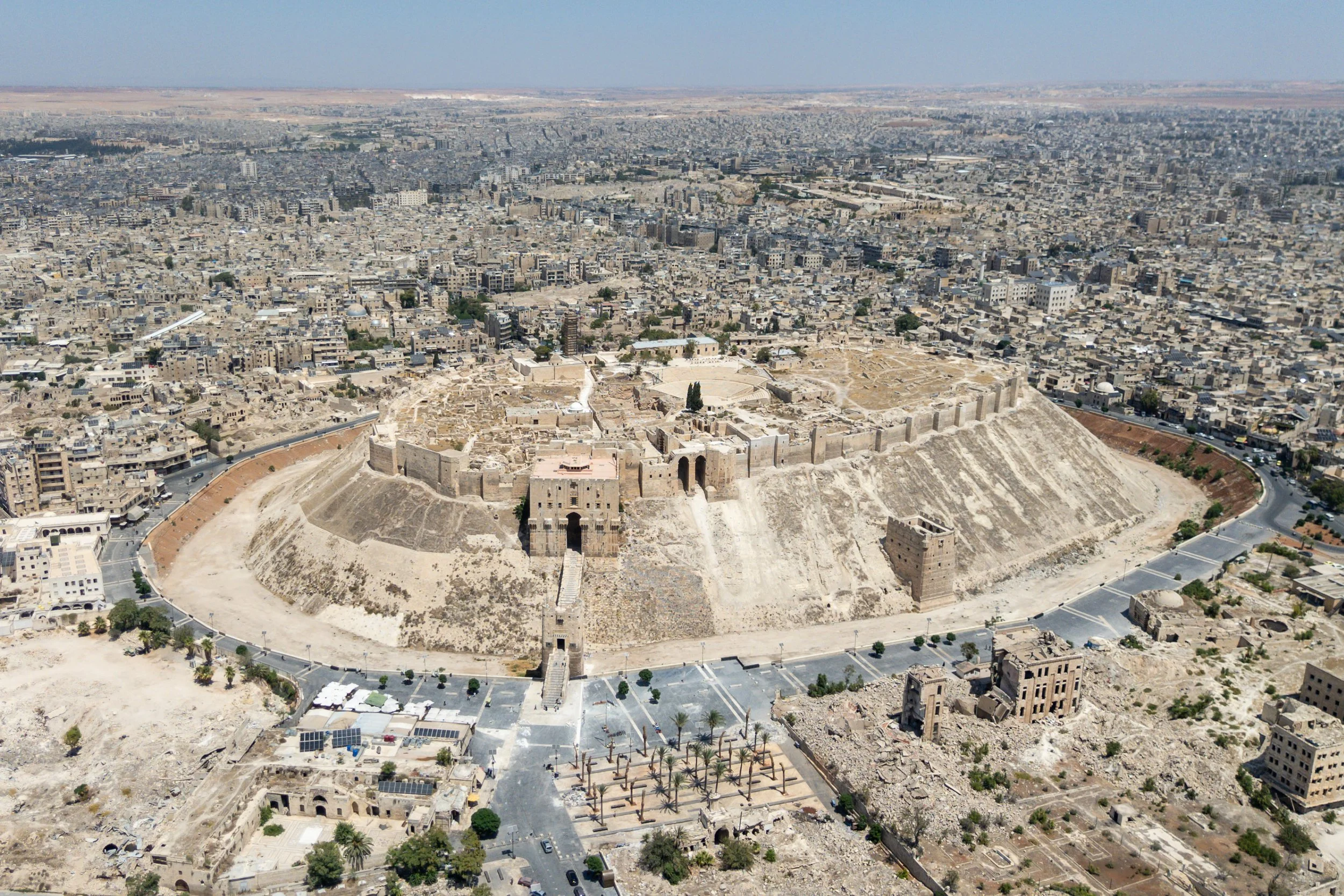 Another aerial view of the Citadel. 