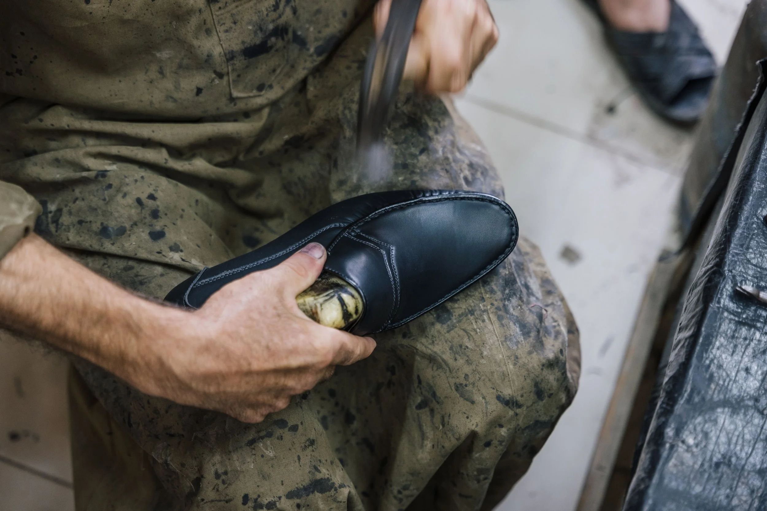  A shoe making workshop 