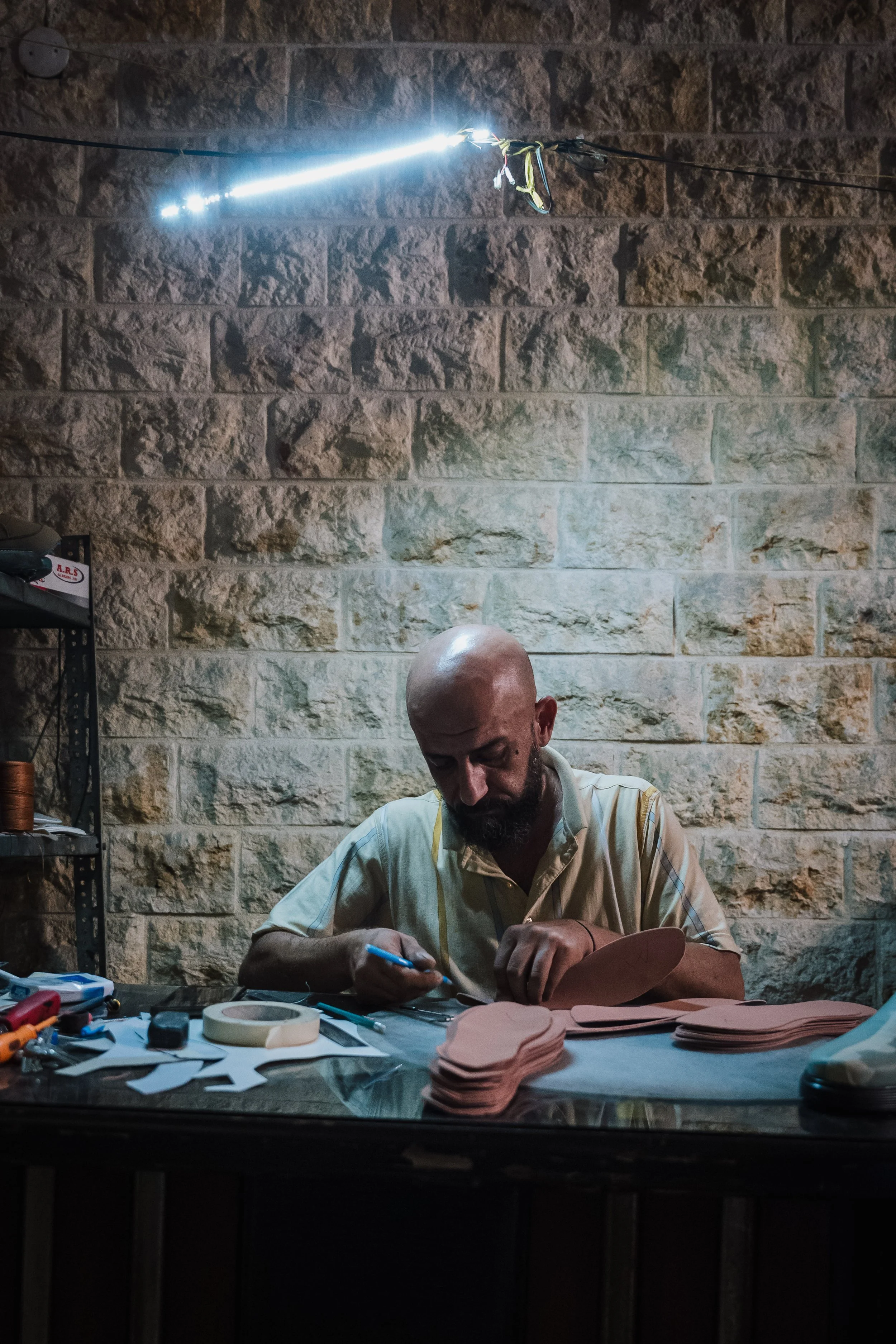  A shoe making workshop 