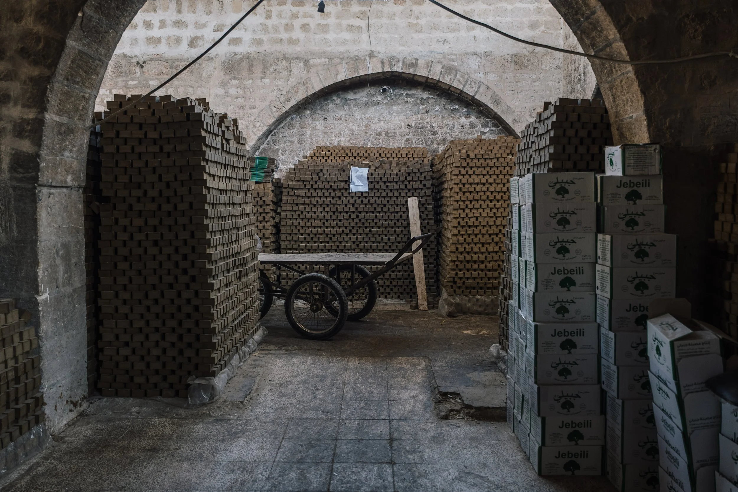  Soap stock at Jebeli’s soap factory 