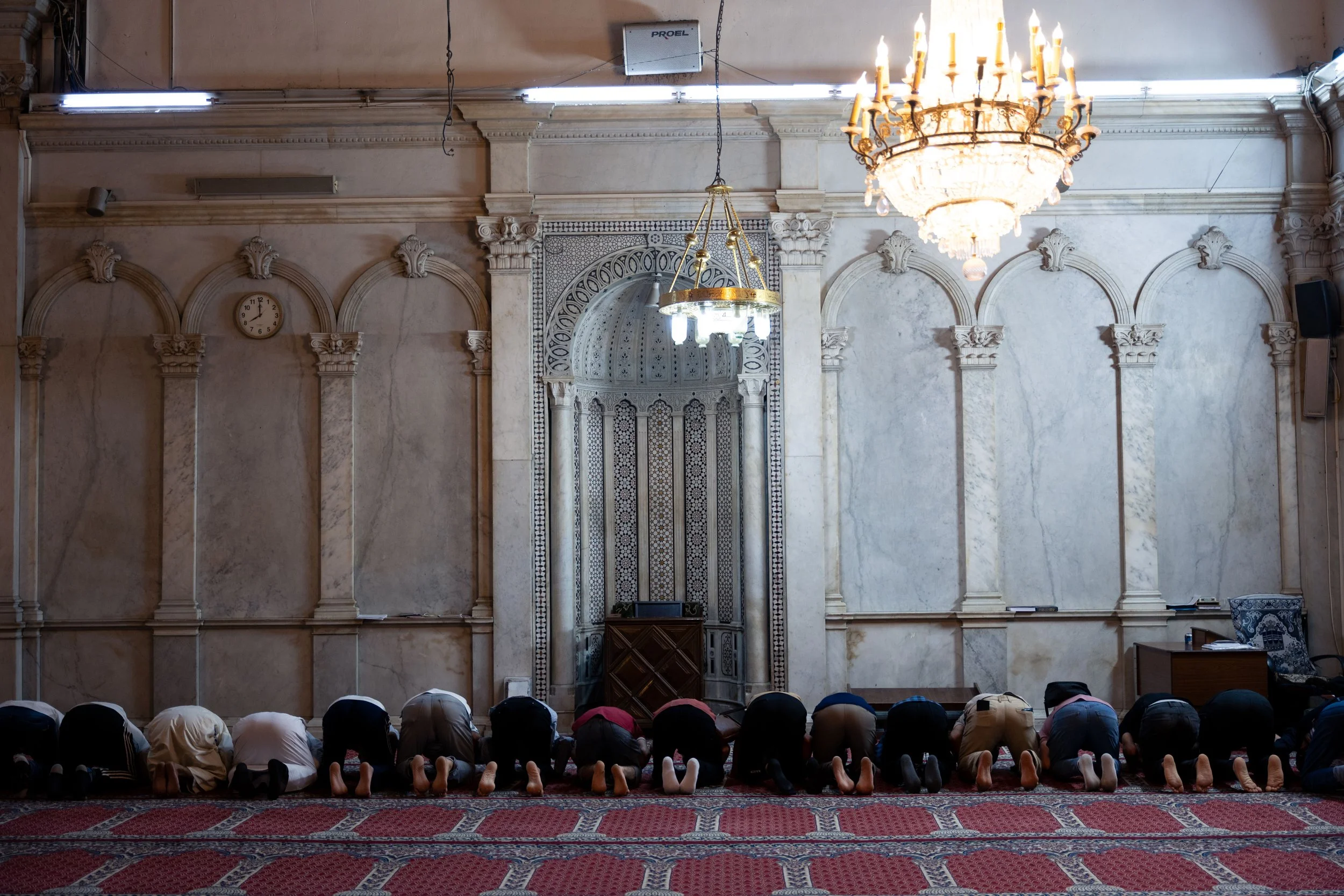  Then prostrate themselves. 