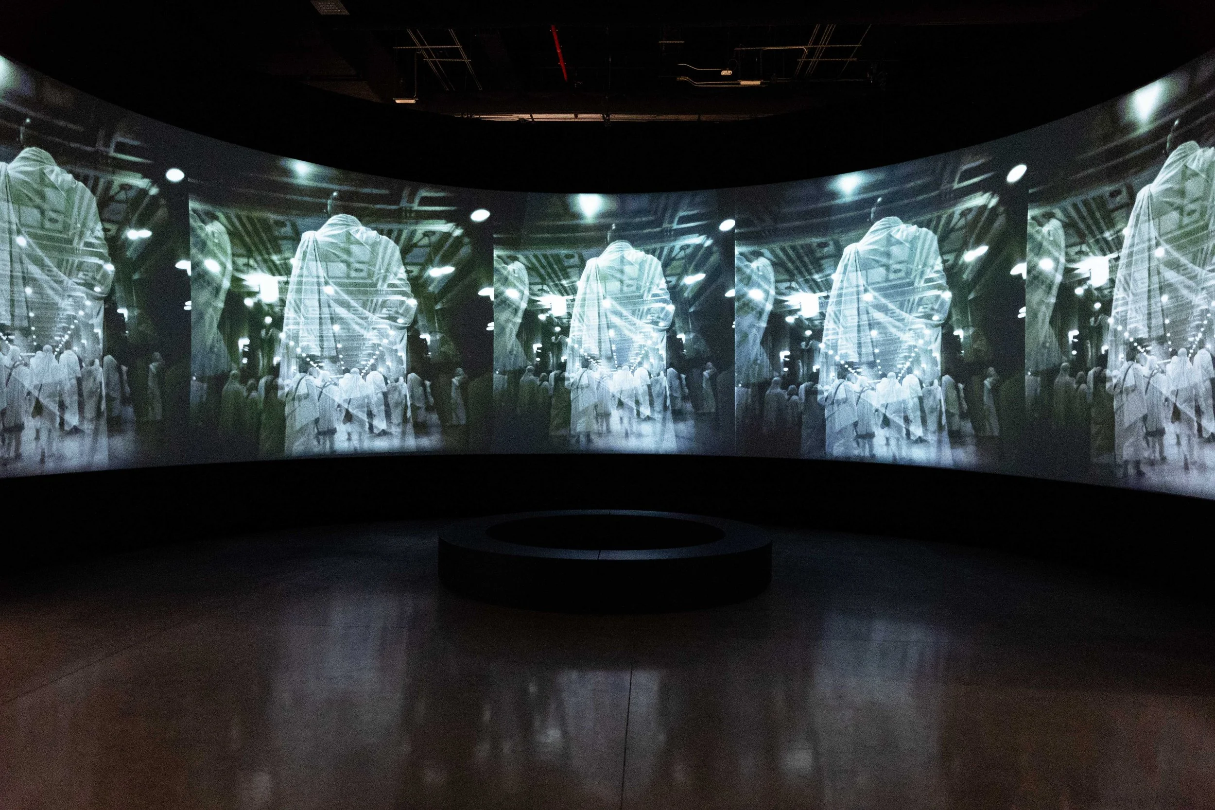  One of the video istallations. 