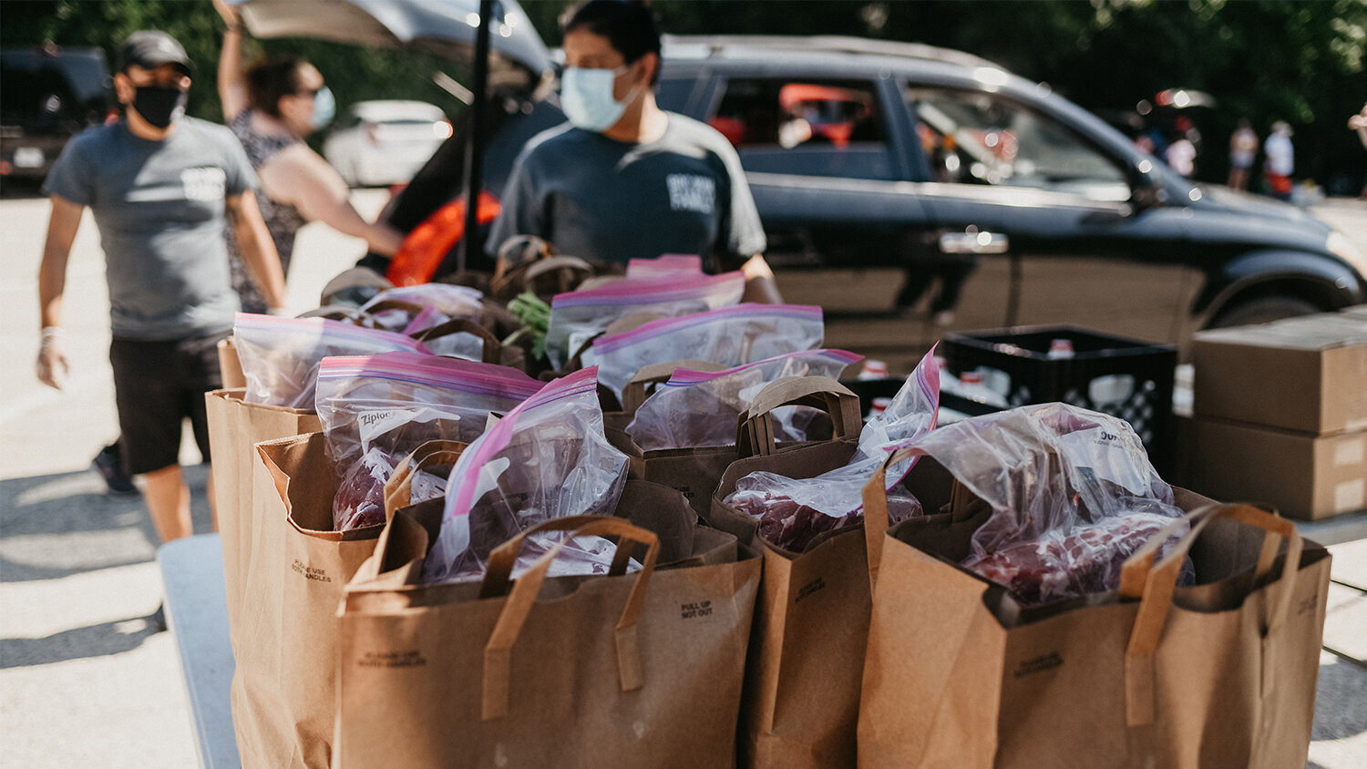  Elawa Farm is partnering with Bella Ru Catering to distribute locally sourced grocery bags to predominantly Latinx communities across Lake County, including Waukegan, North Chicago, and Round Lake. 