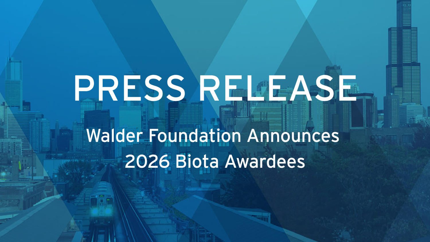 Walder Foundation Announces 2026 Biota Awardees Advancing Approaches to Biodiversity Research and Solutions