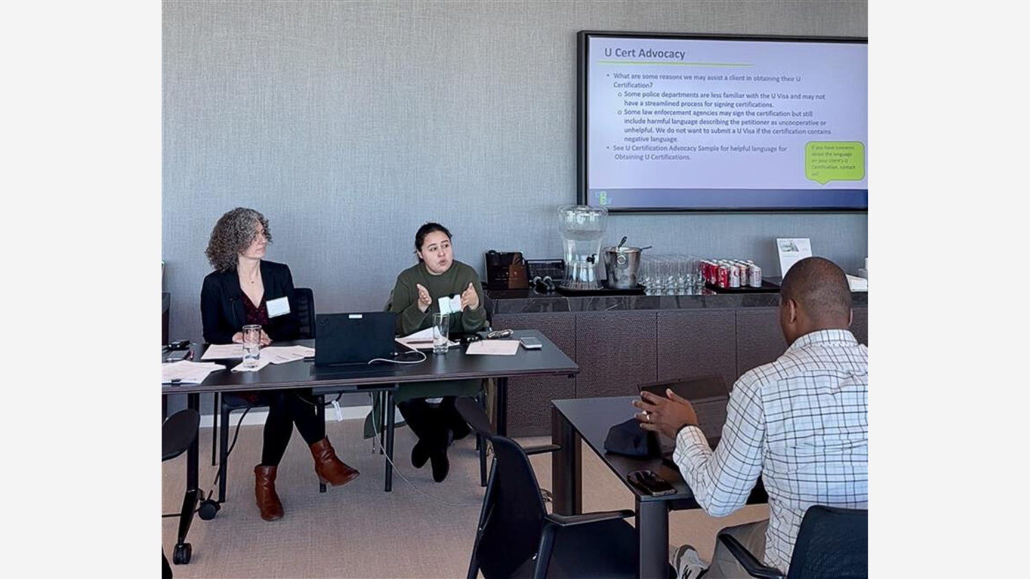 NIJC attorneys training on U visas