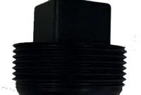 ABS Threaded Plug 1.5" and 2"
