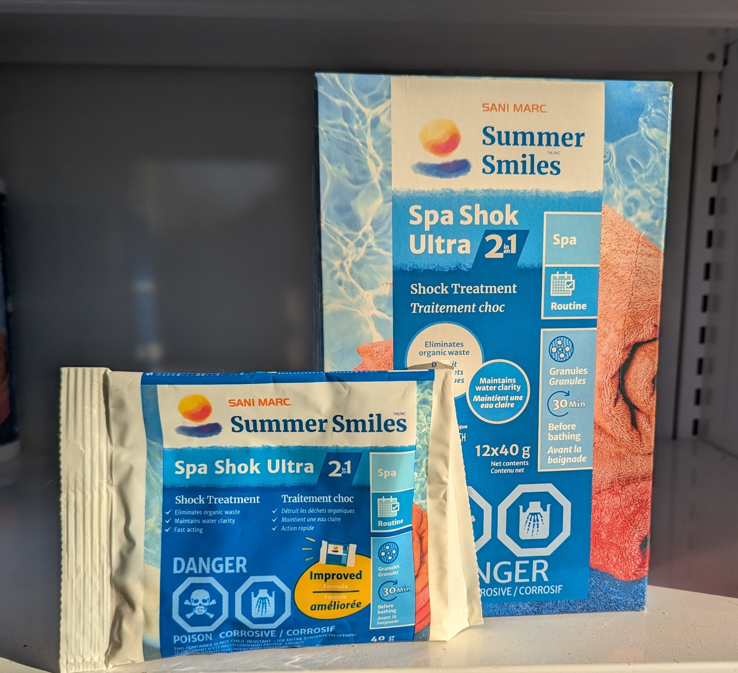 Summer Smiles SPA SHOK ULTRA 2 IN 1 Case of 12