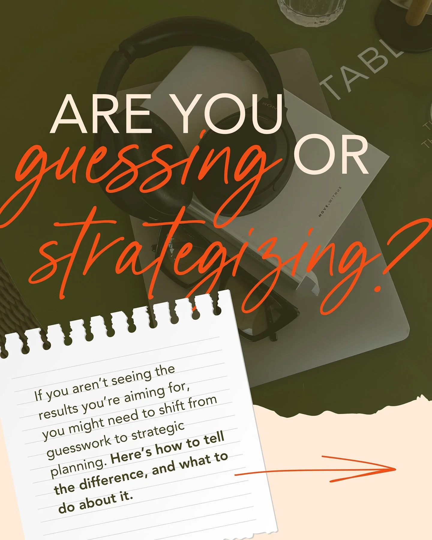 If your content feels like it&rsquo;s all effort, no results&hellip; it might be because you&rsquo;re throwing things out there and hoping they stick.⁠
⁠
⁠
Guesswork = chasing trends and boosting ads without knowing if they&rsquo;ll work.⁠
⁠
Strategy