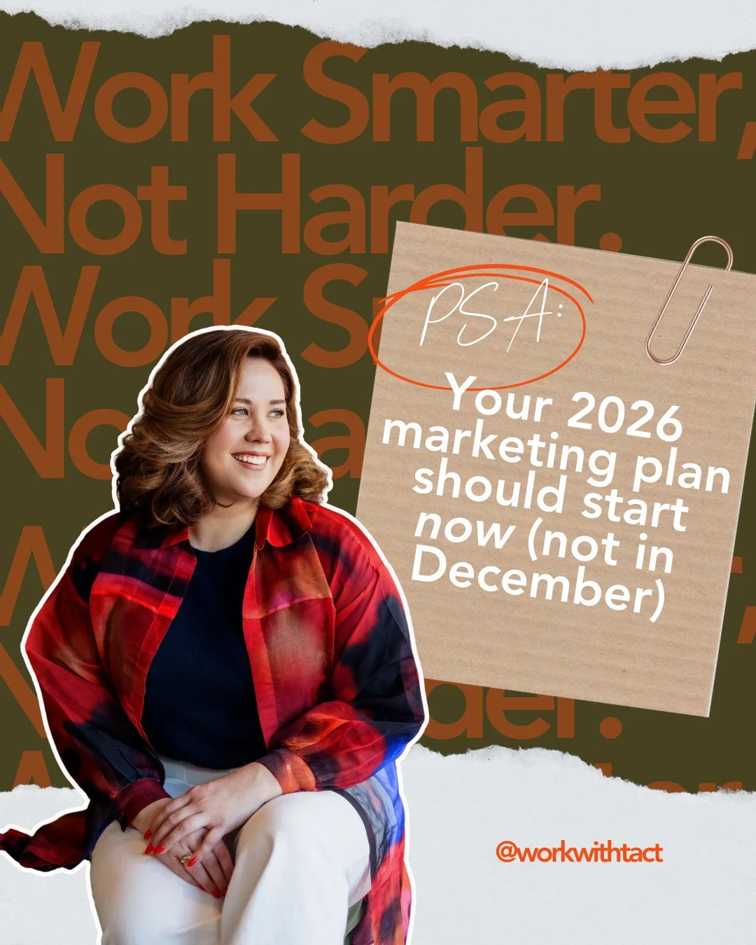 If you wait until December to plan, I have some news for you...⁠
⁠
⁠
Smart leaders use Q3 + Q4 to position their teams for a strong start in the new year.⁠
⁠
Let&rsquo;s build your 2026 plan before the calendar flips. ⁠
Book your complimentary discov