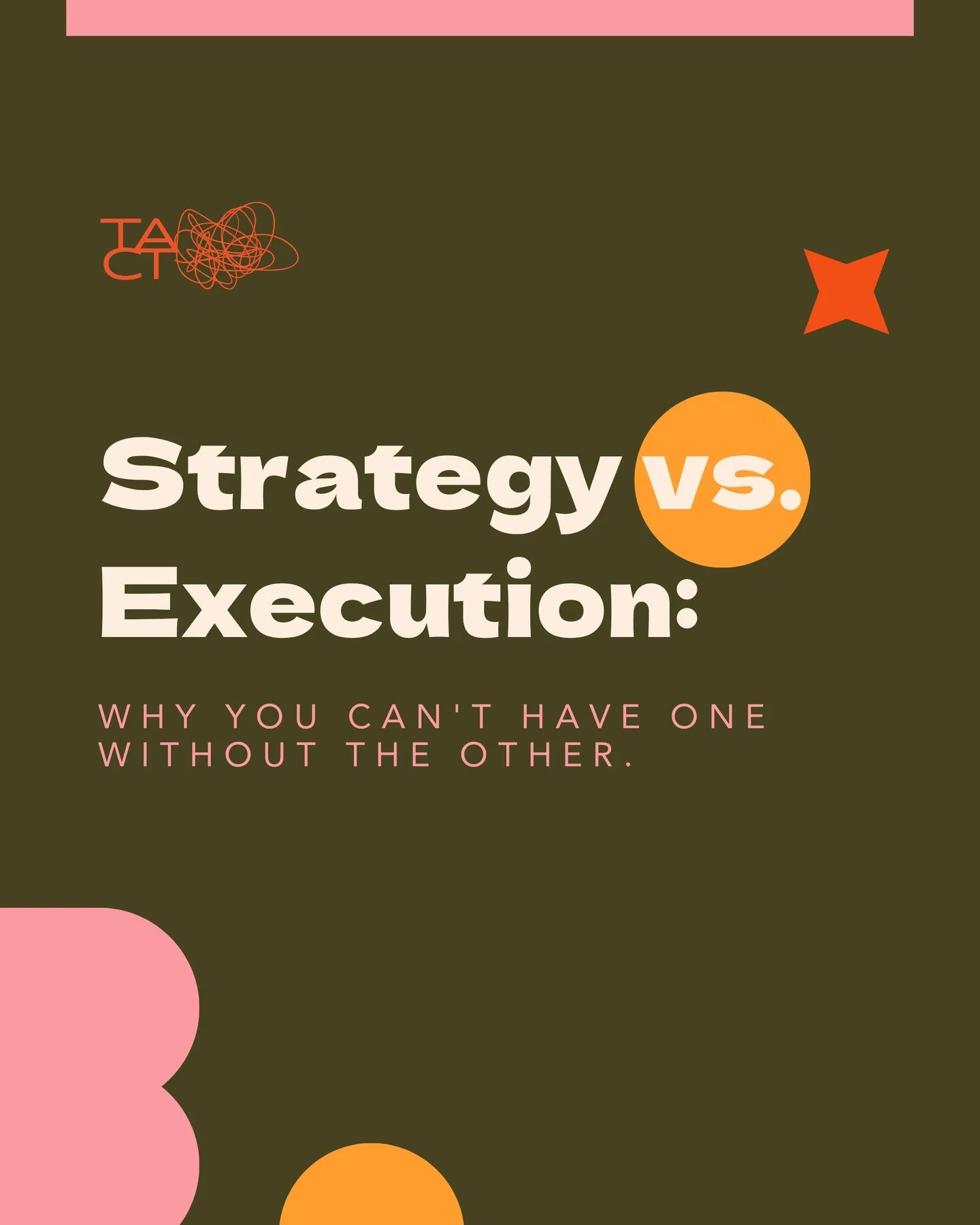 Strategy without execution is expensive advice.⁠
Execution without strategy is expensive noise.⁠
⁠
Swipe to see what each one looks like on its own, and what changes when they're finally connected.⁠